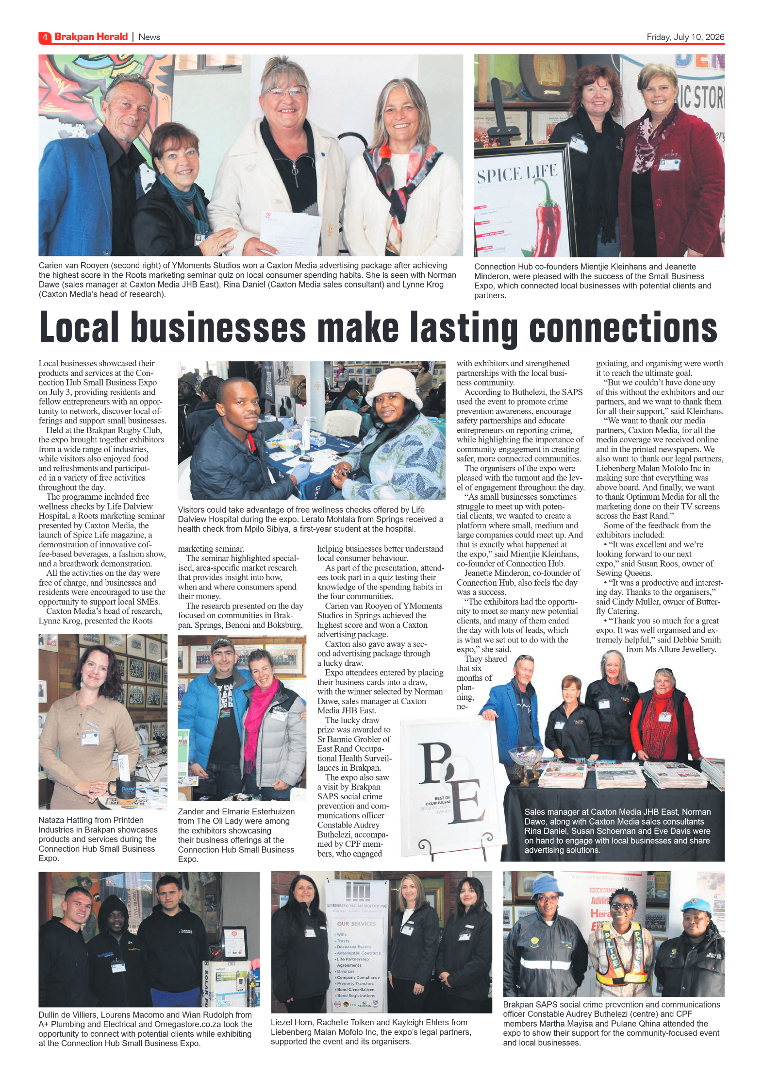 Brakpan Herald 10 July 2026 page 6