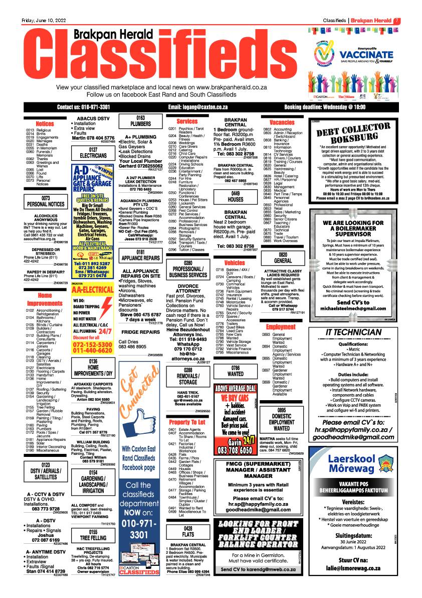 Brakpan Herald 10 June 2022 page 7