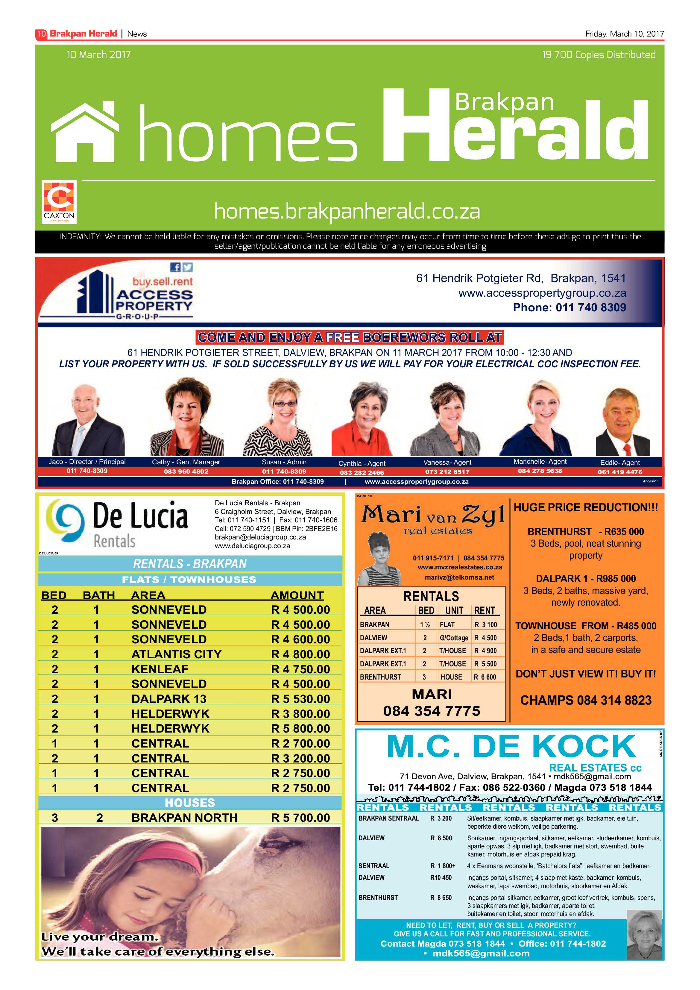 Brakpan Herald 10 March 2017 page 10