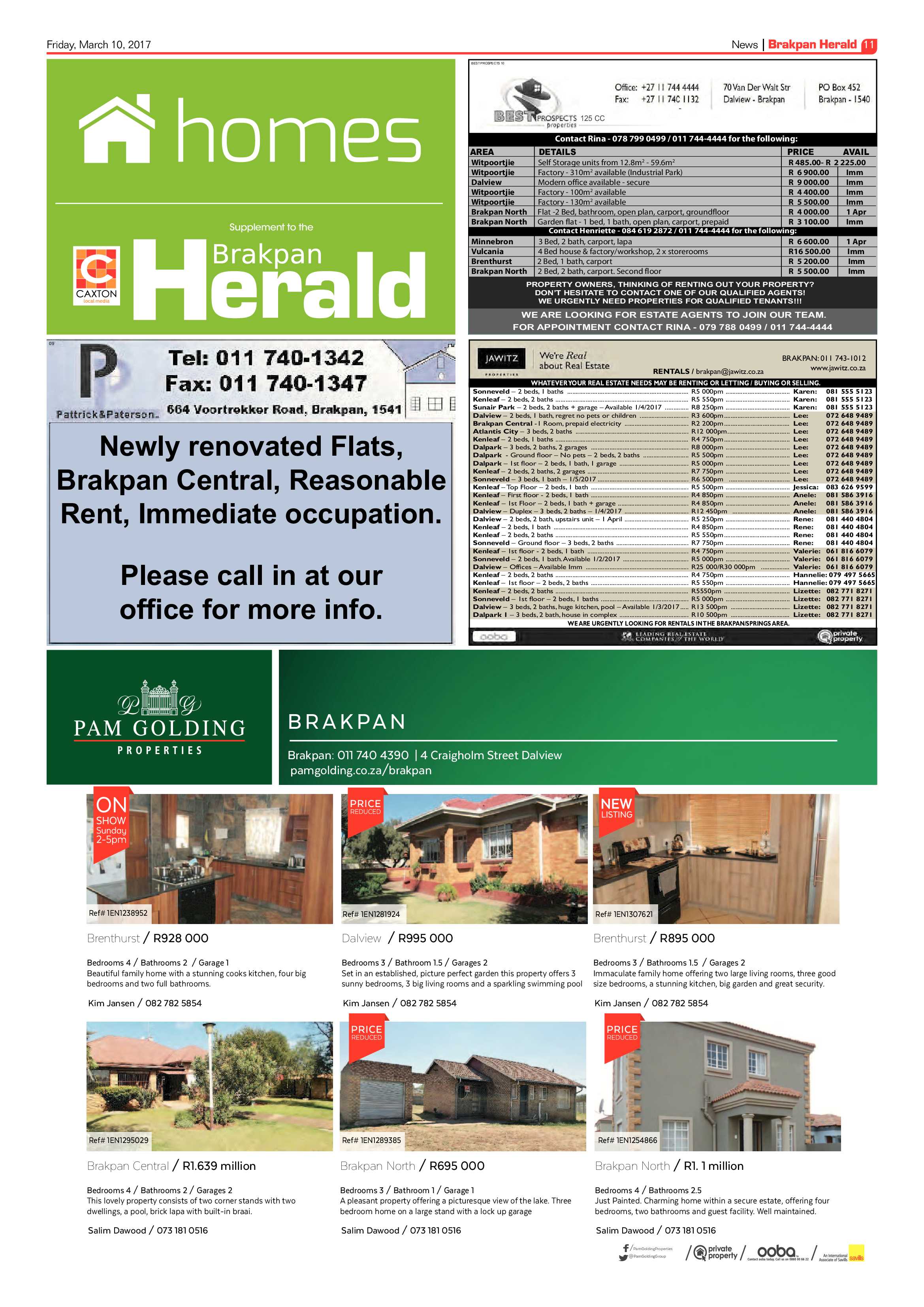 Brakpan Herald 10 March 2017 page 11