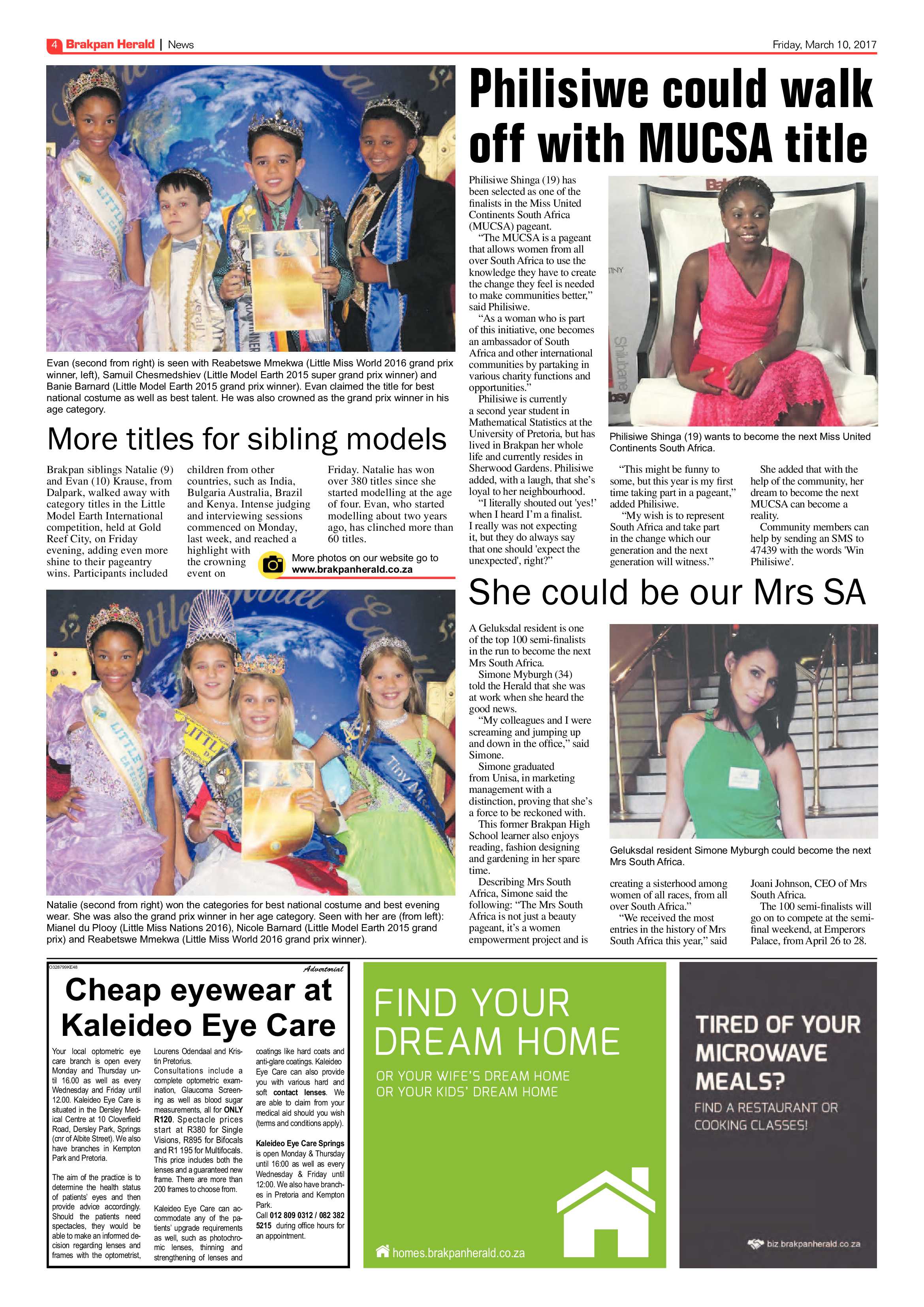 Brakpan Herald 10 March 2017 page 4