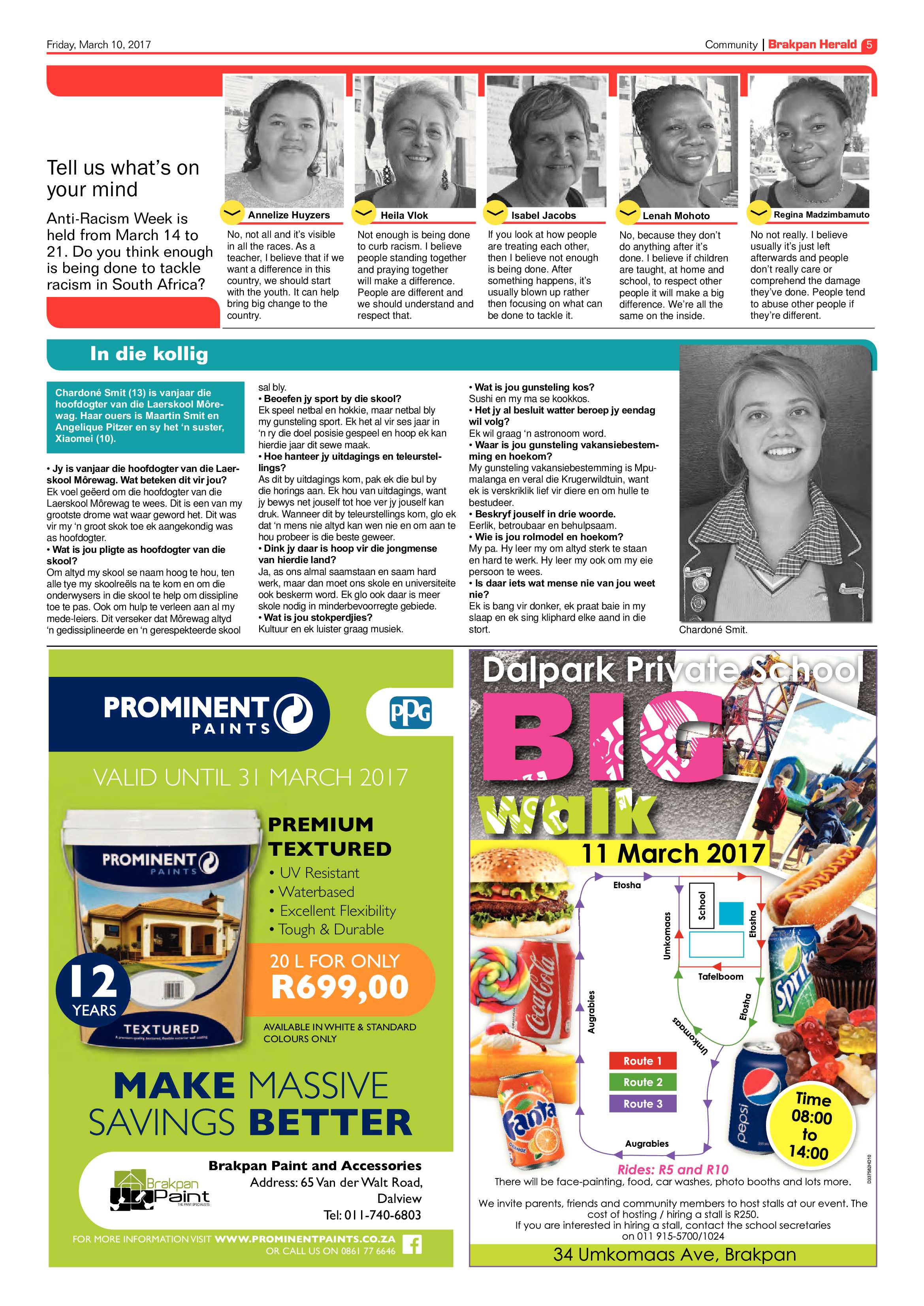 Brakpan Herald 10 March 2017 page 5