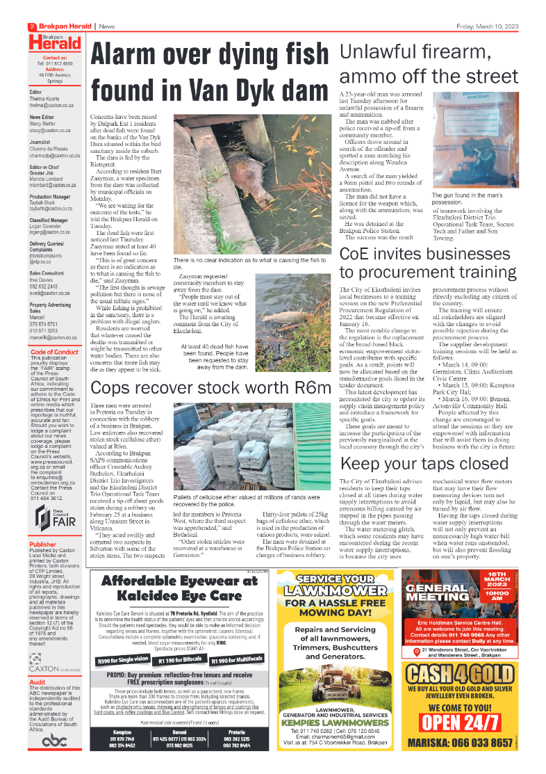 Brakpan Herald 10 March 2022 page 2
