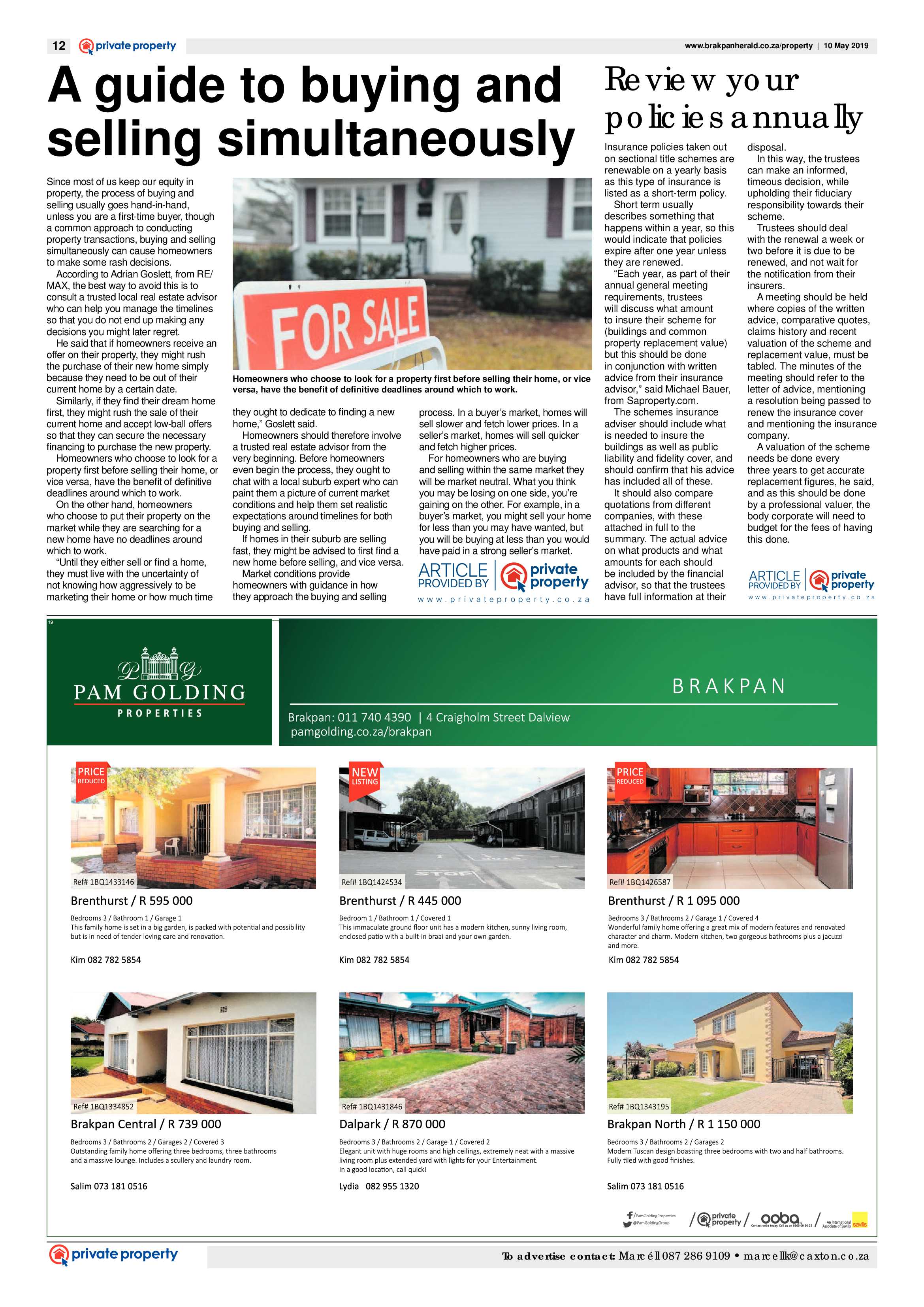 Brakpan Herald 10 May 2019 page 12