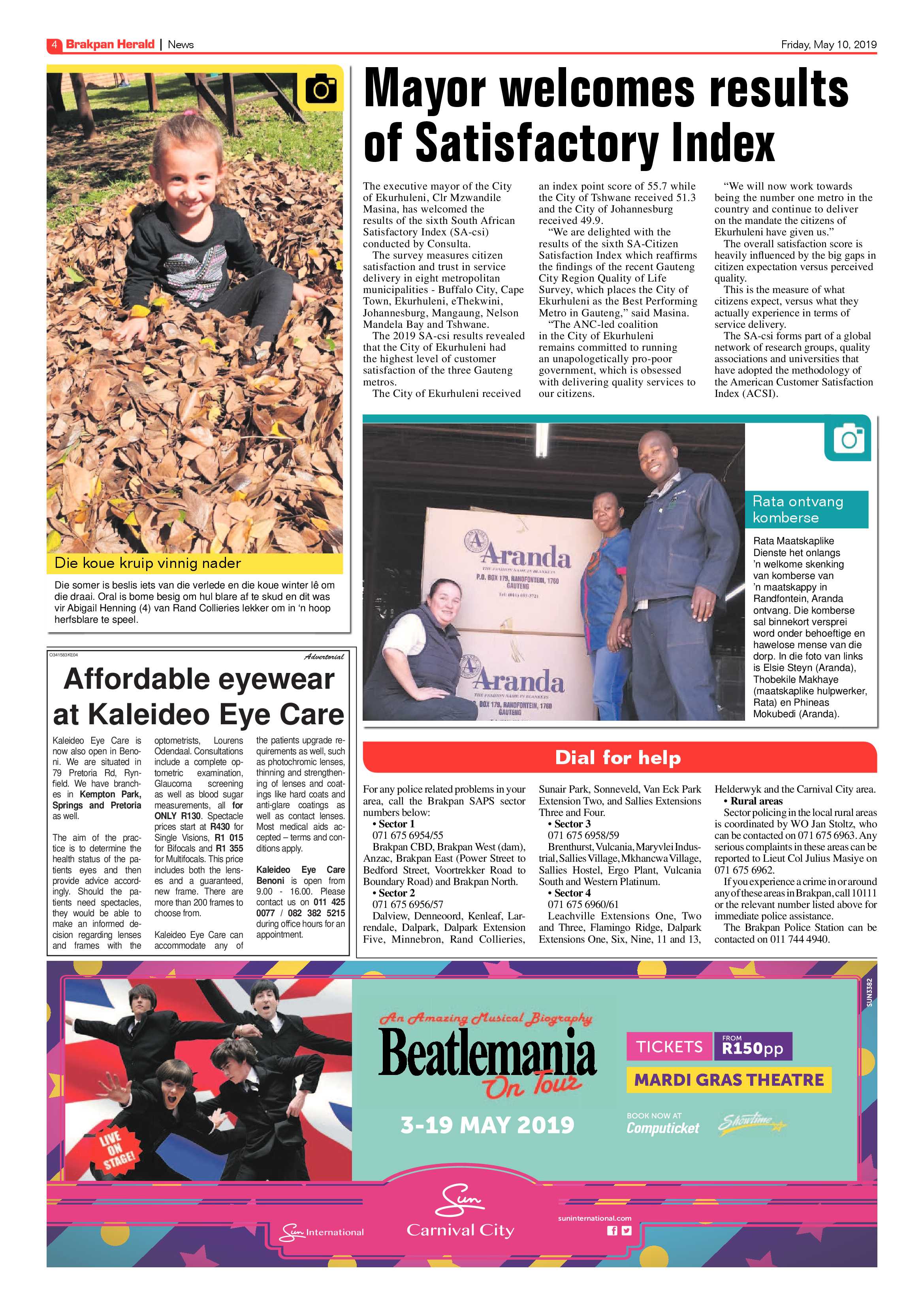 Brakpan Herald 10 May 2019 page 4
