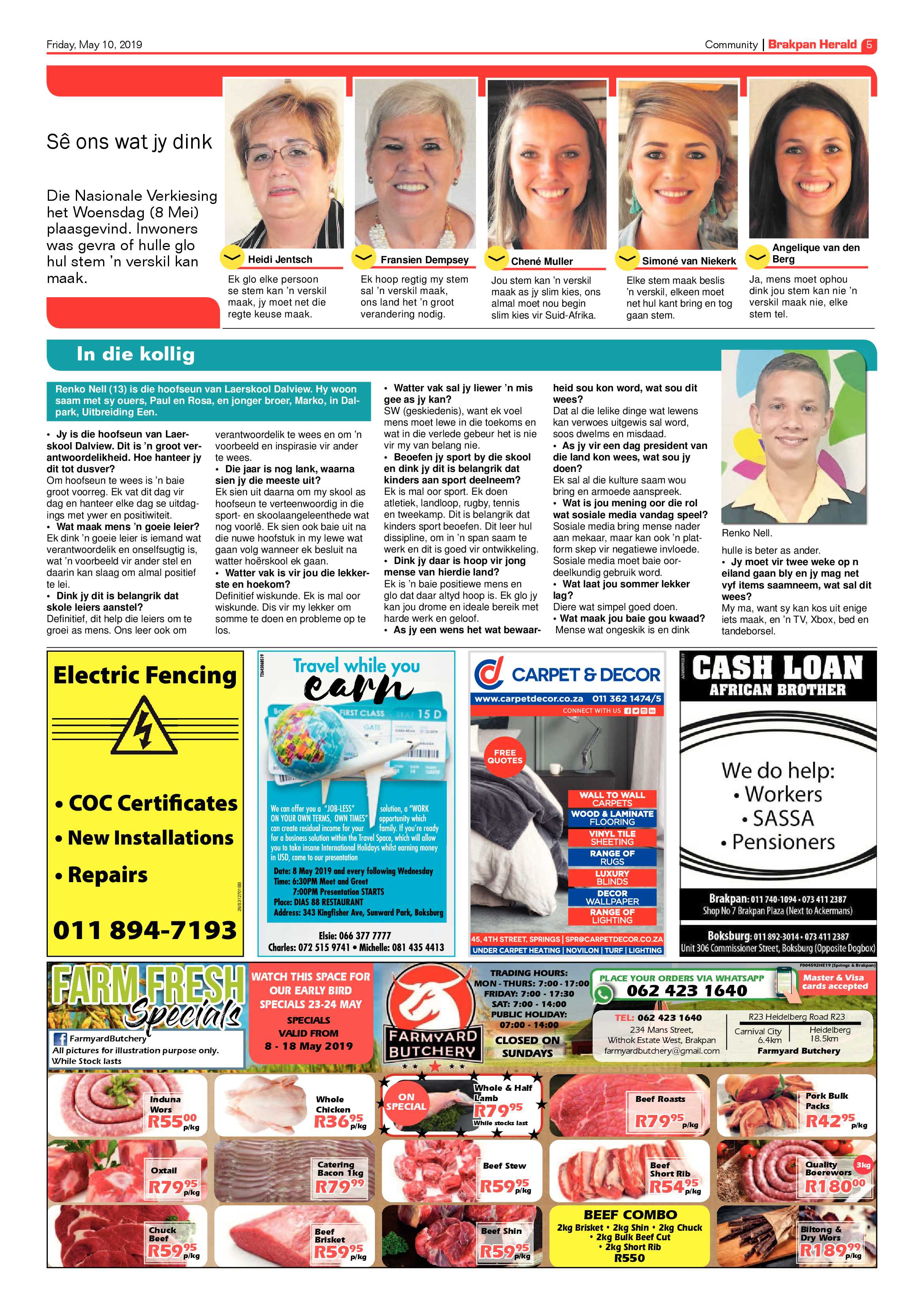 Brakpan Herald 10 May 2019 page 5
