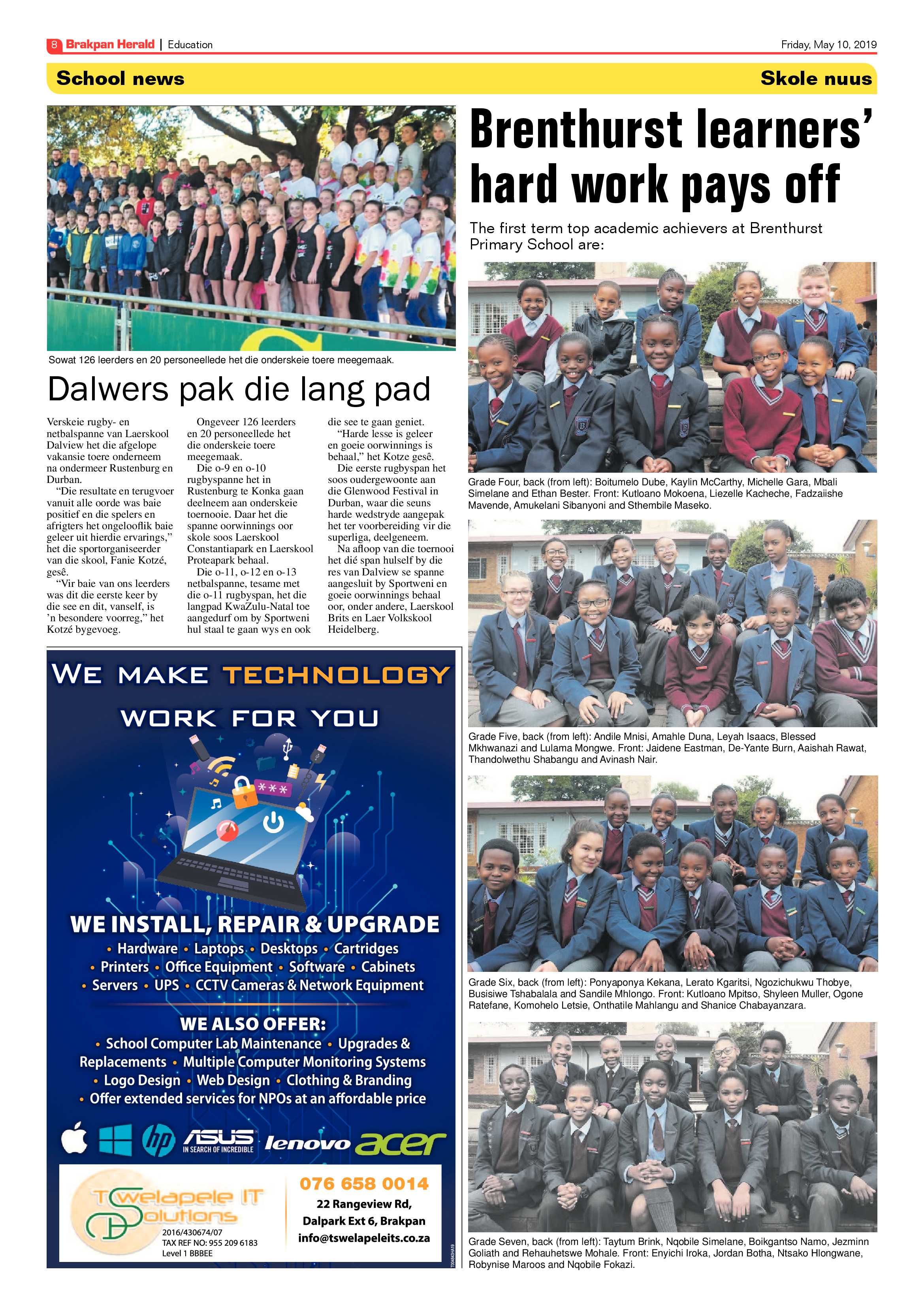 Brakpan Herald 10 May 2019 page 8