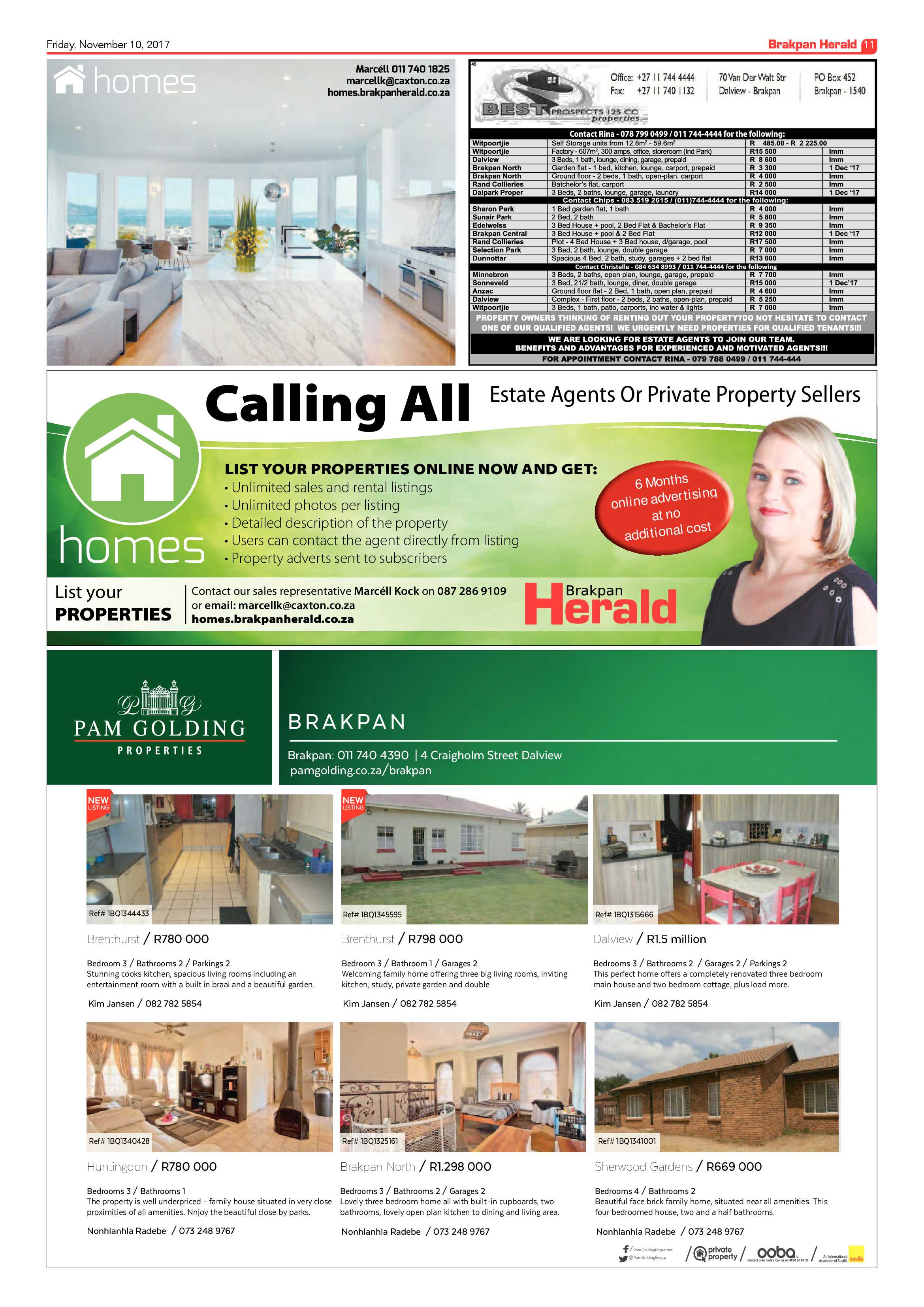 Brakpan Herald 10 November 2017 page 11