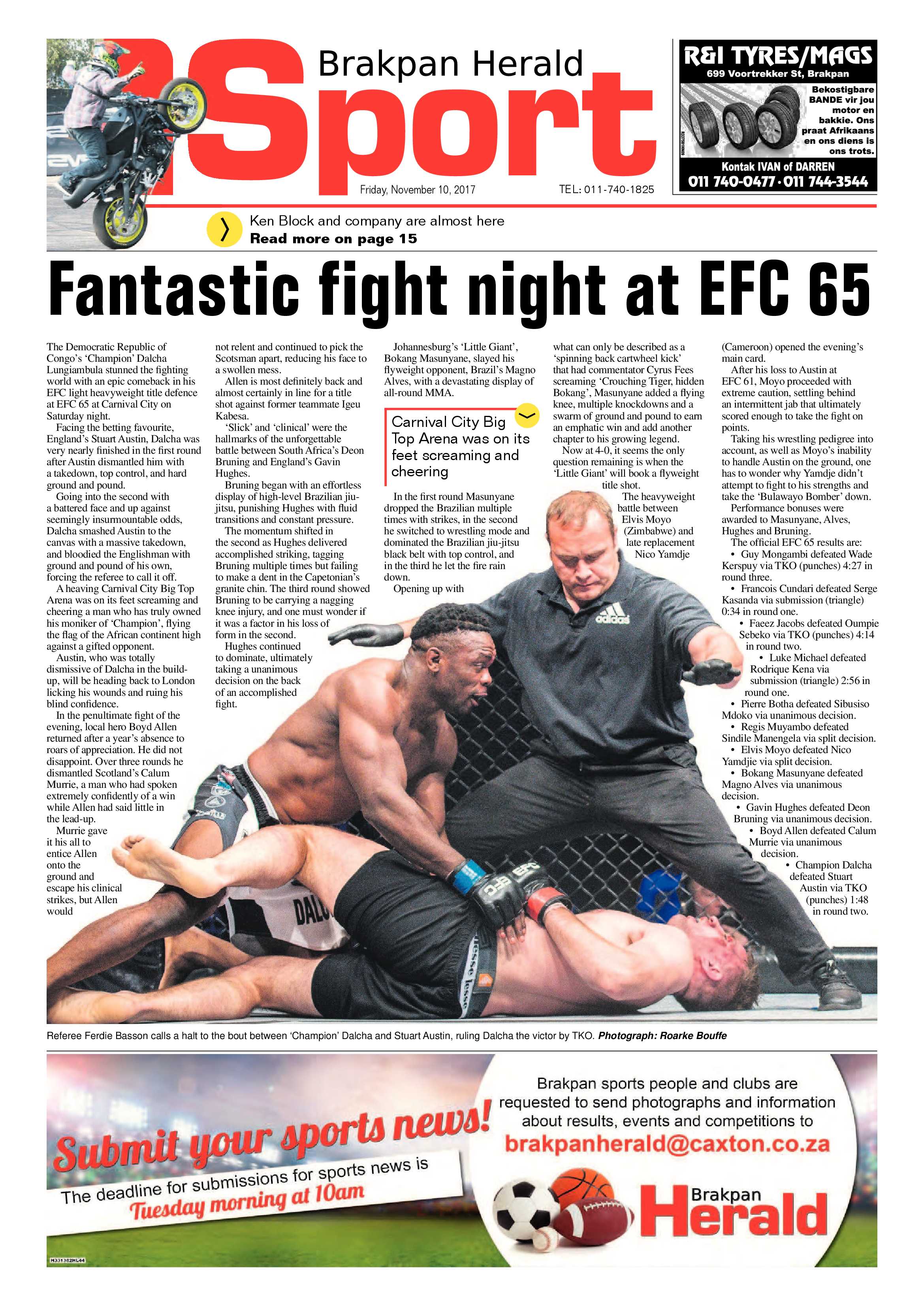 Brakpan Herald 10 November 2017 page 16