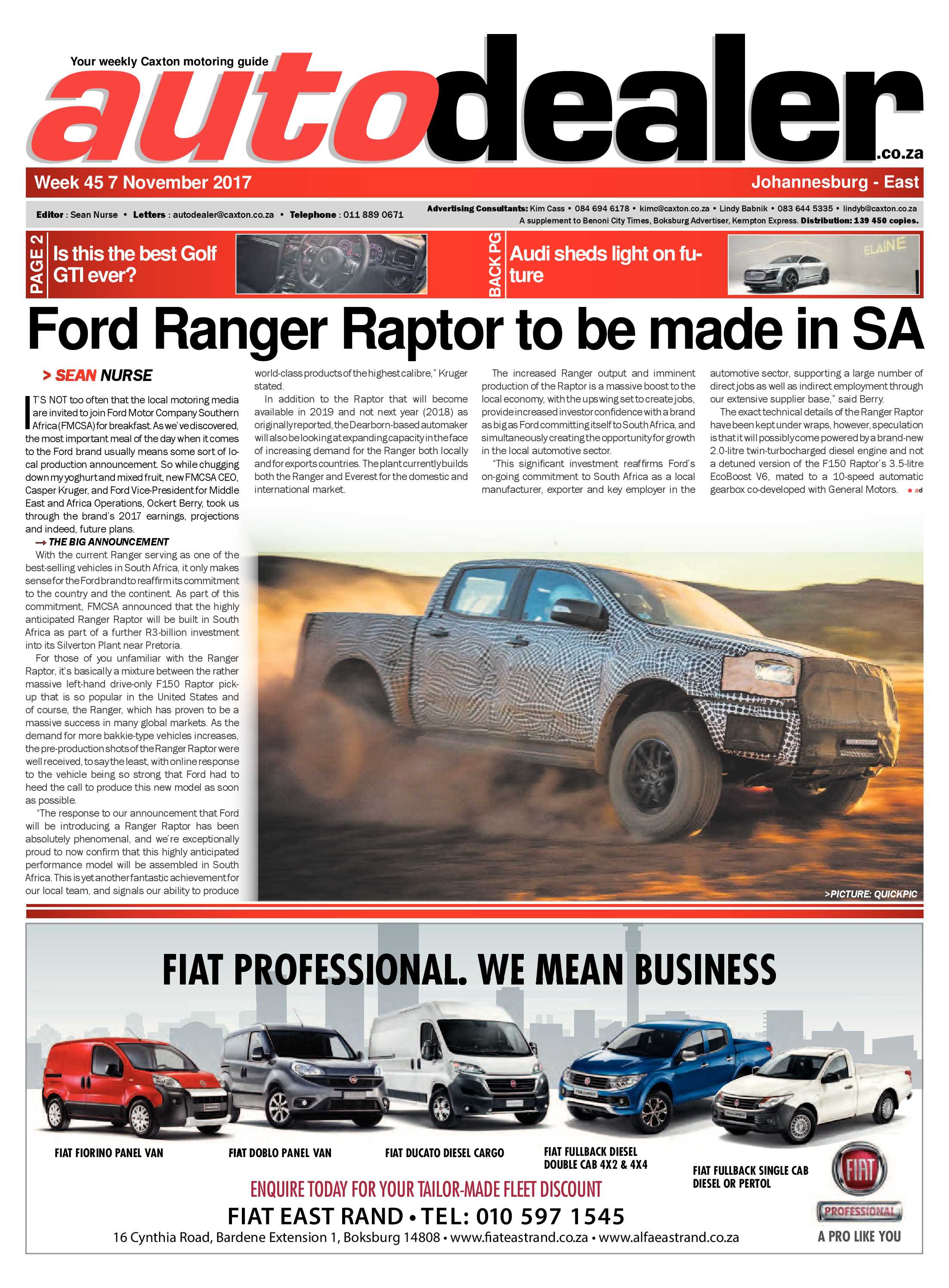 Brakpan Herald 10 November 2017 page 17