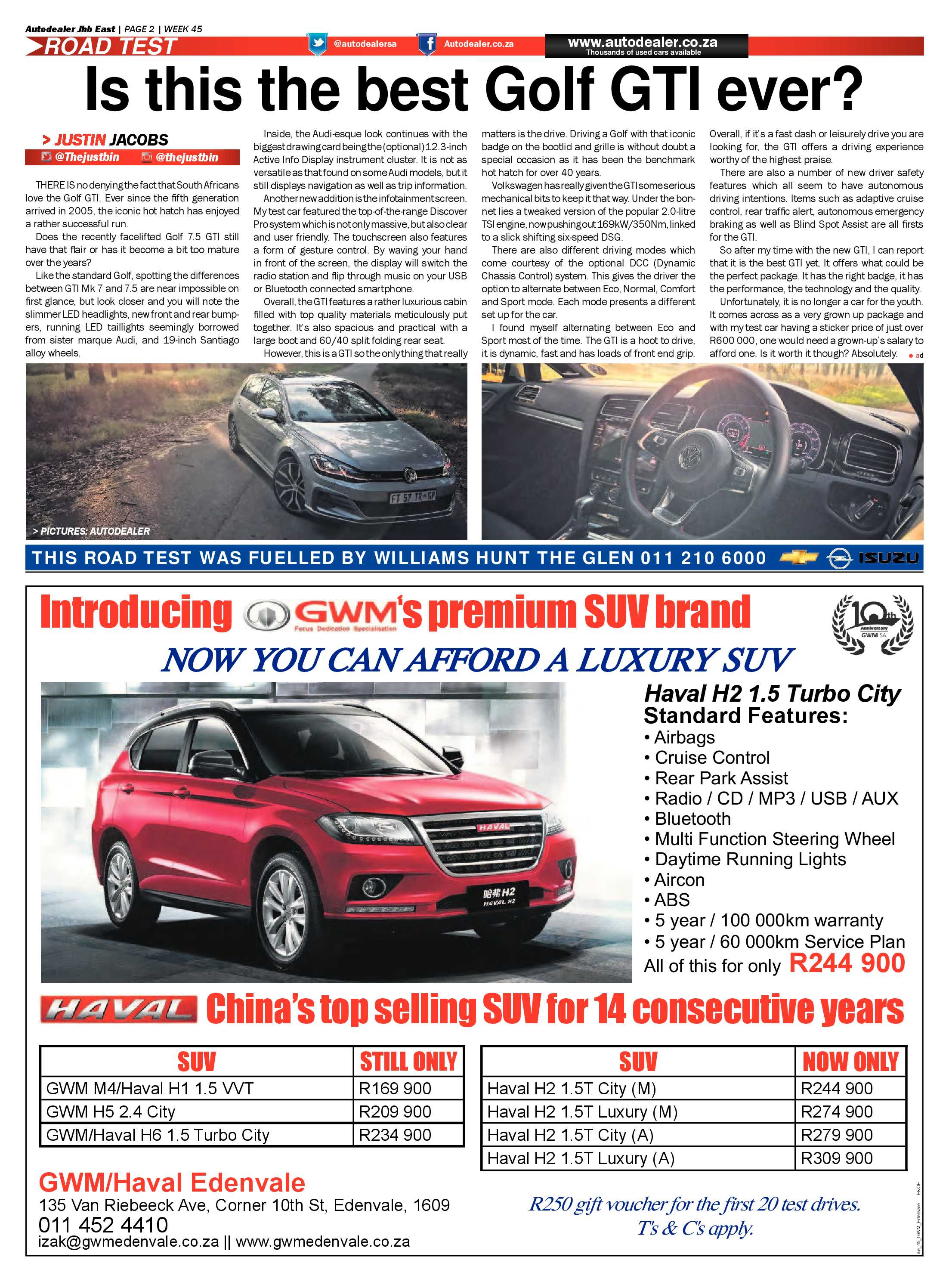 Brakpan Herald 10 November 2017 page 18