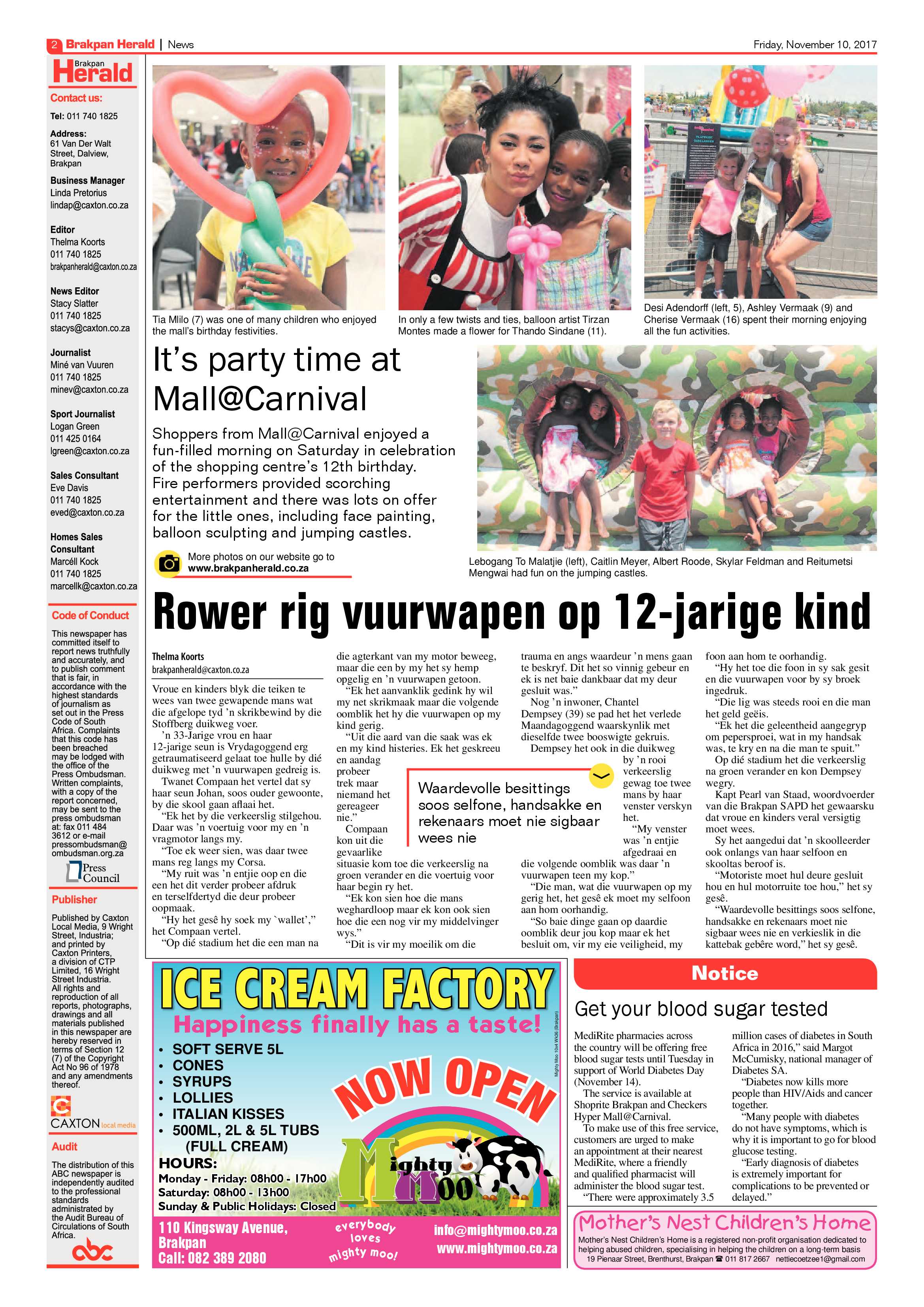 Brakpan Herald 10 November 2017 page 2