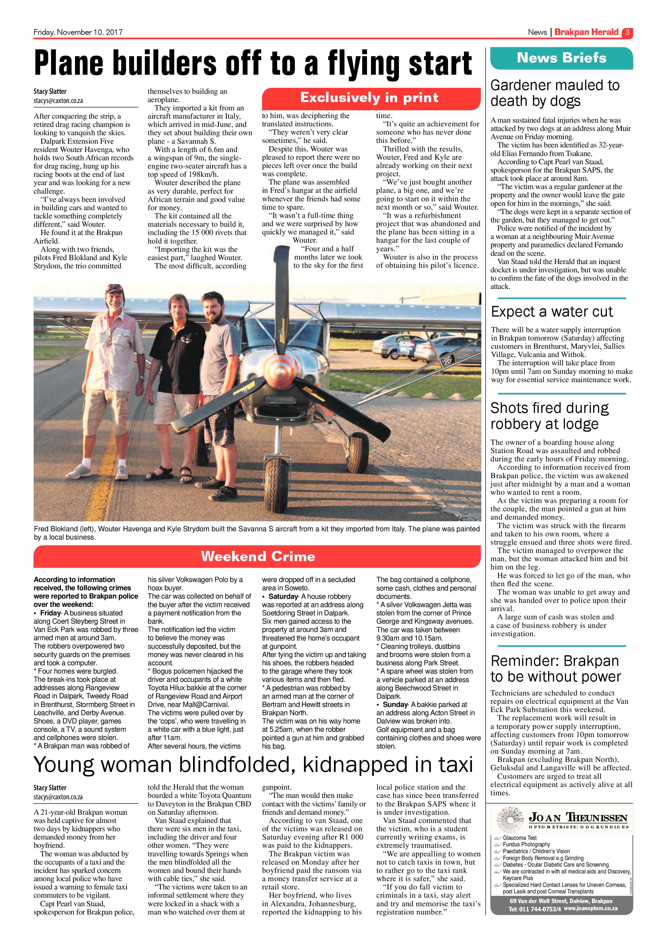 Brakpan Herald 10 November 2017 page 3