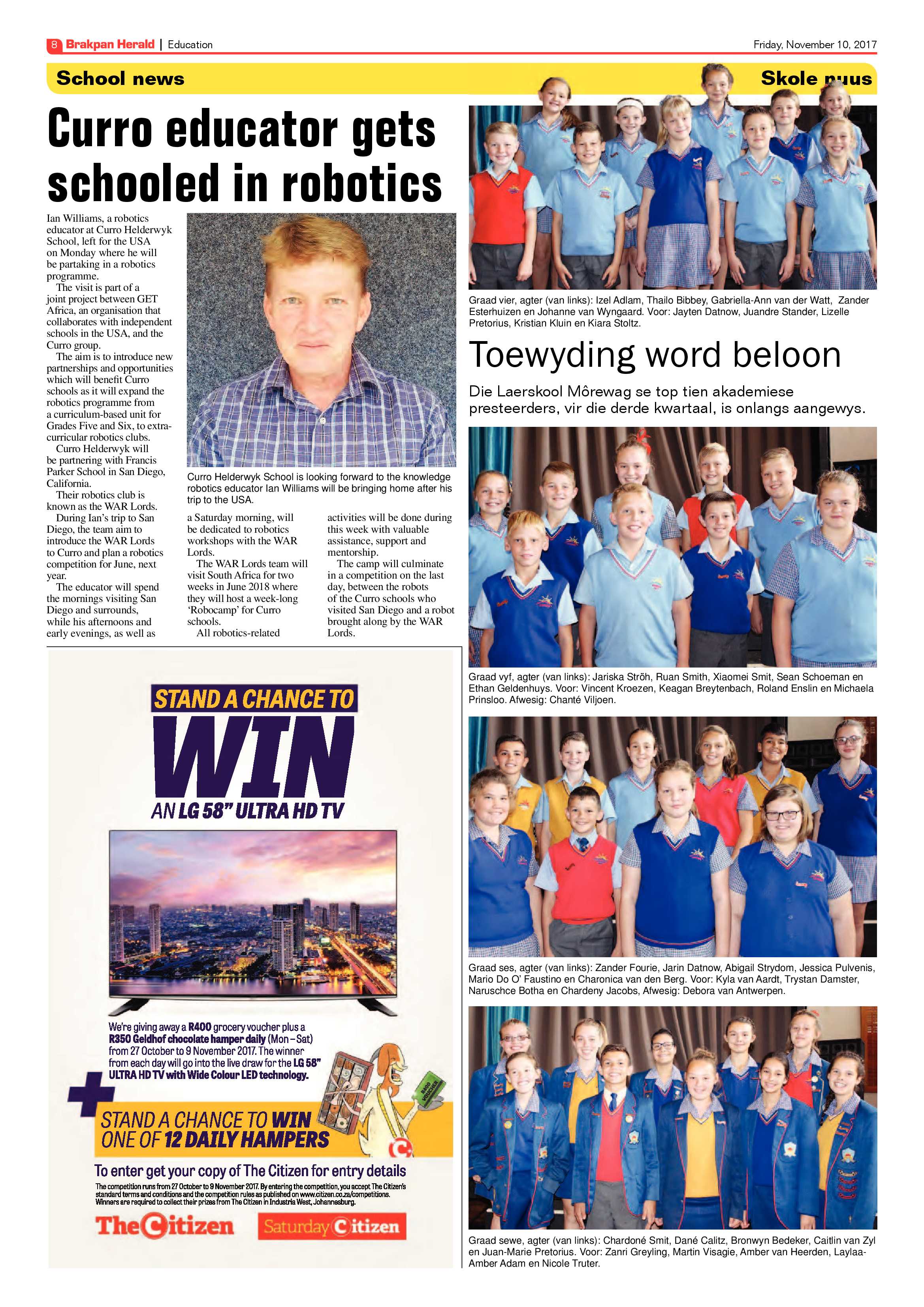 Brakpan Herald 10 November 2017 page 8