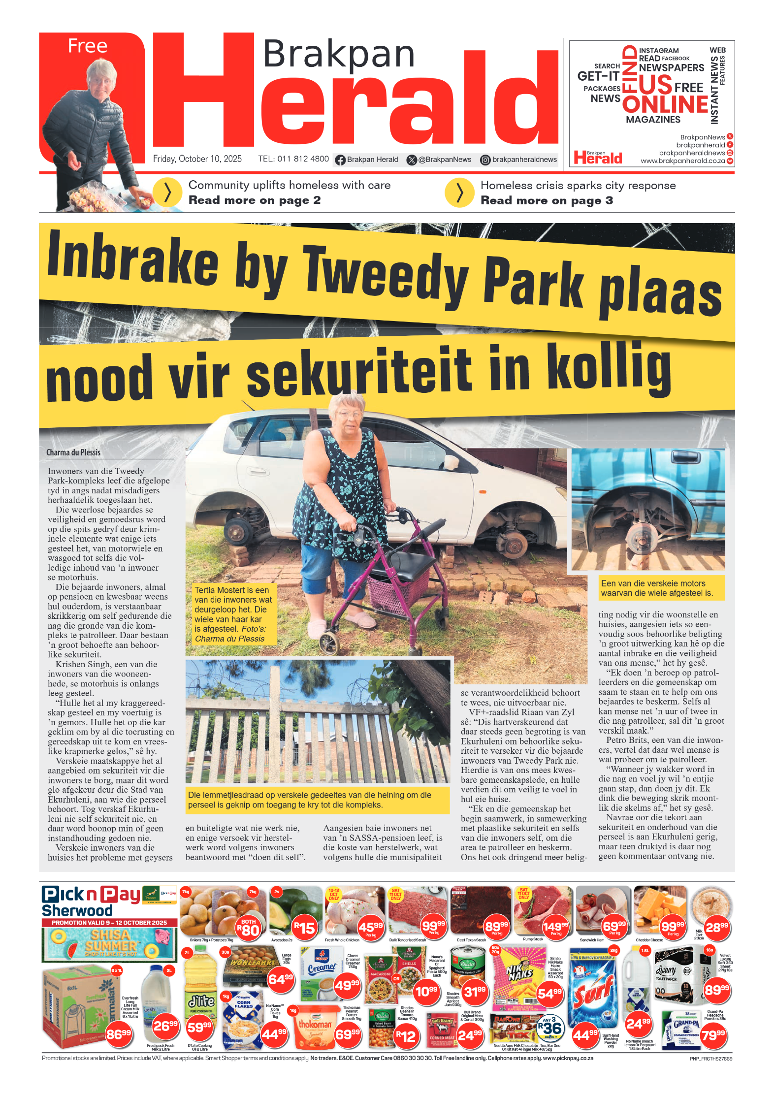 Brakpan Herald 10 October 2025 page 3