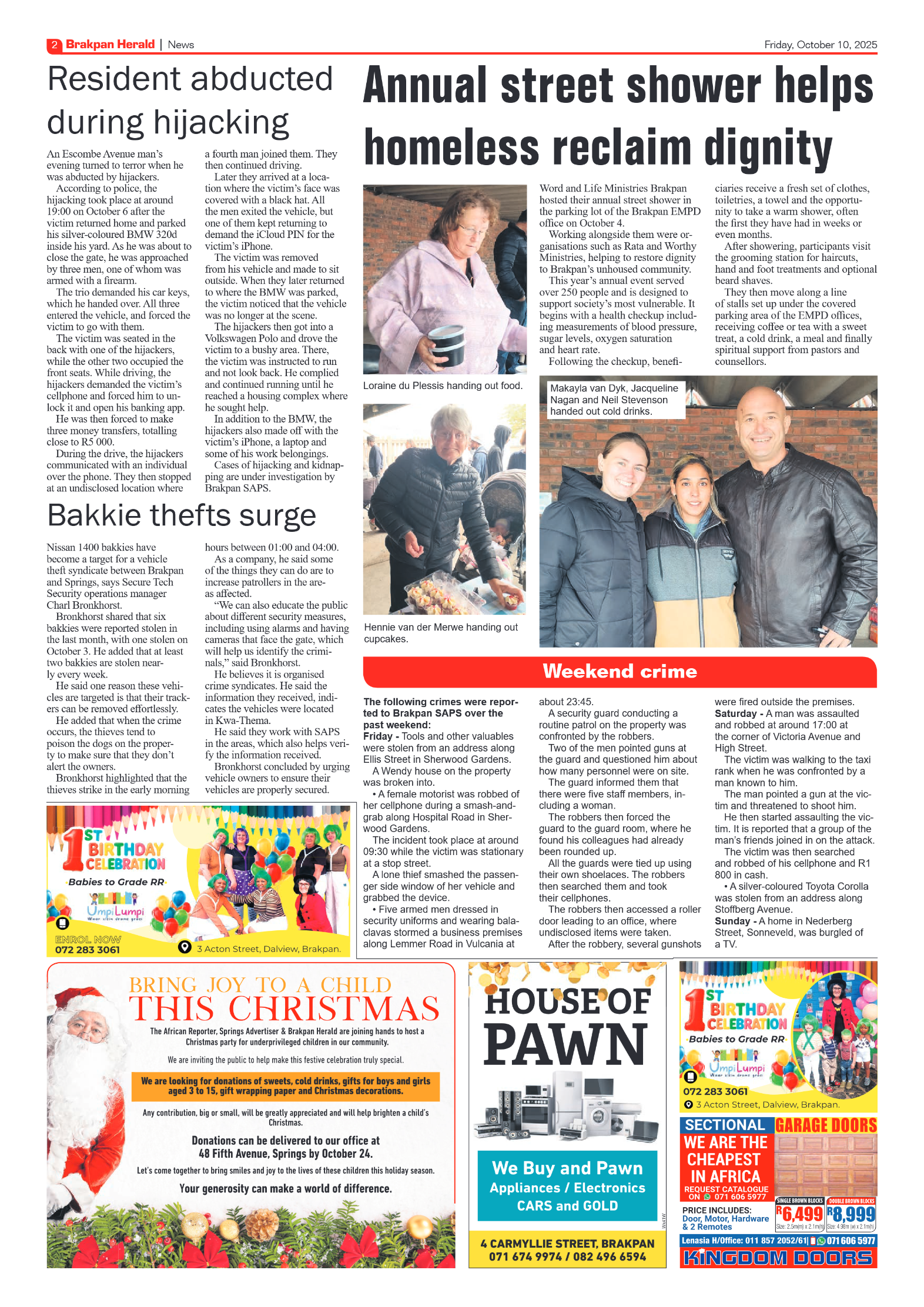 Brakpan Herald 10 October 2025 page 4