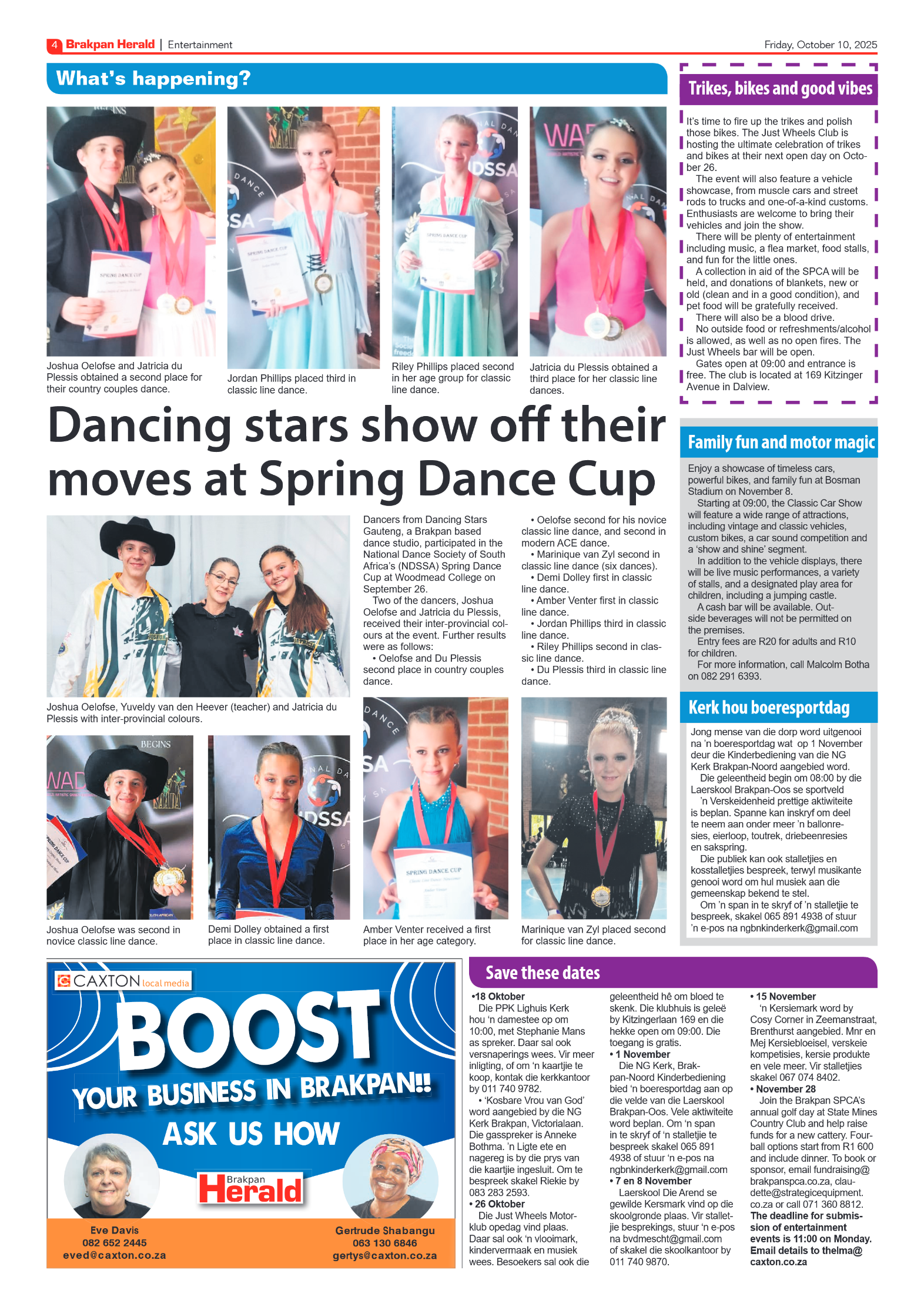 Brakpan Herald 10 October 2025 page 6