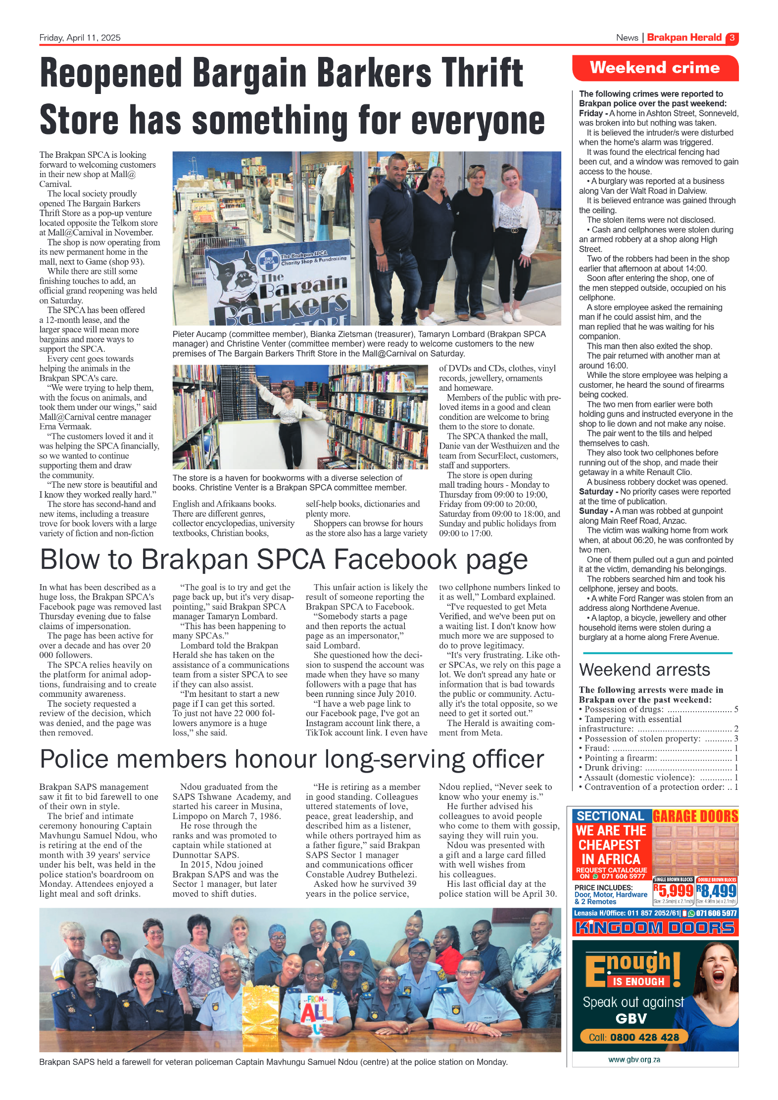 Brakpan Herald 11 April 2025 page 5