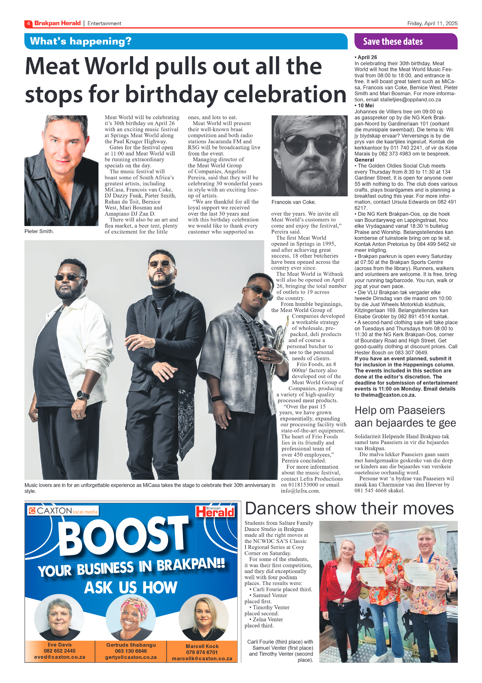 Brakpan Herald 11 April 2025 page 6