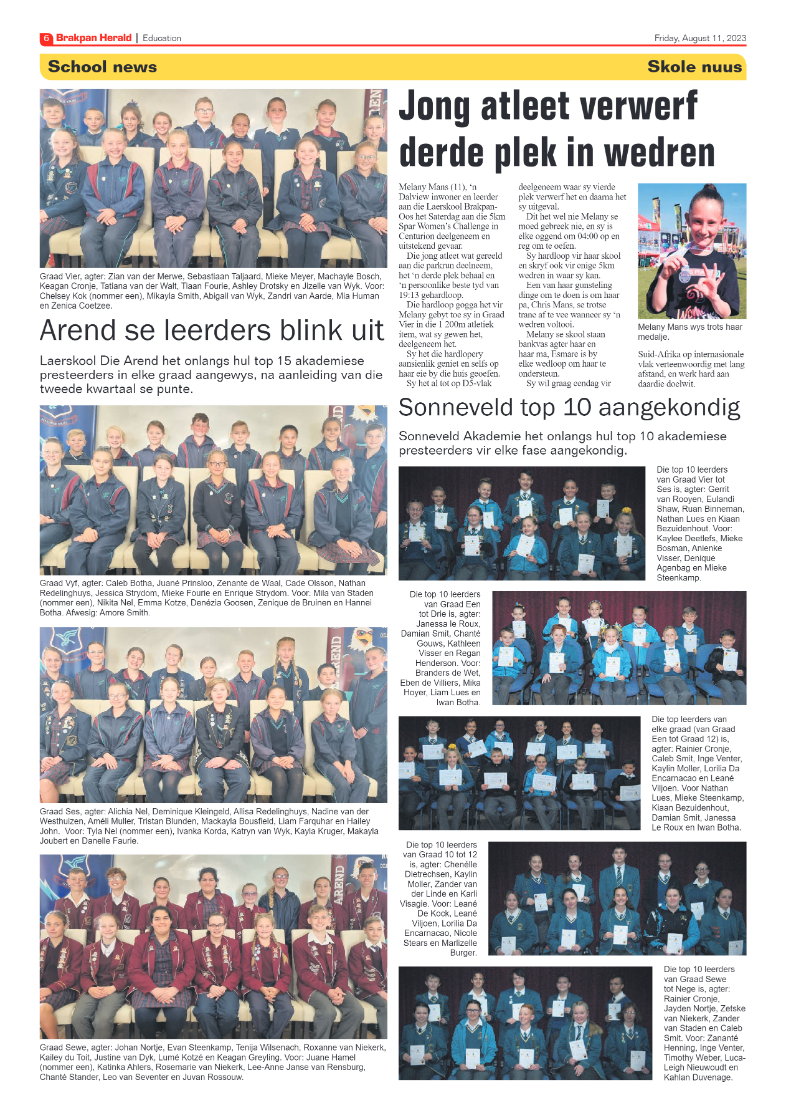 Brakpan Herald 11 August 2022 page 6
