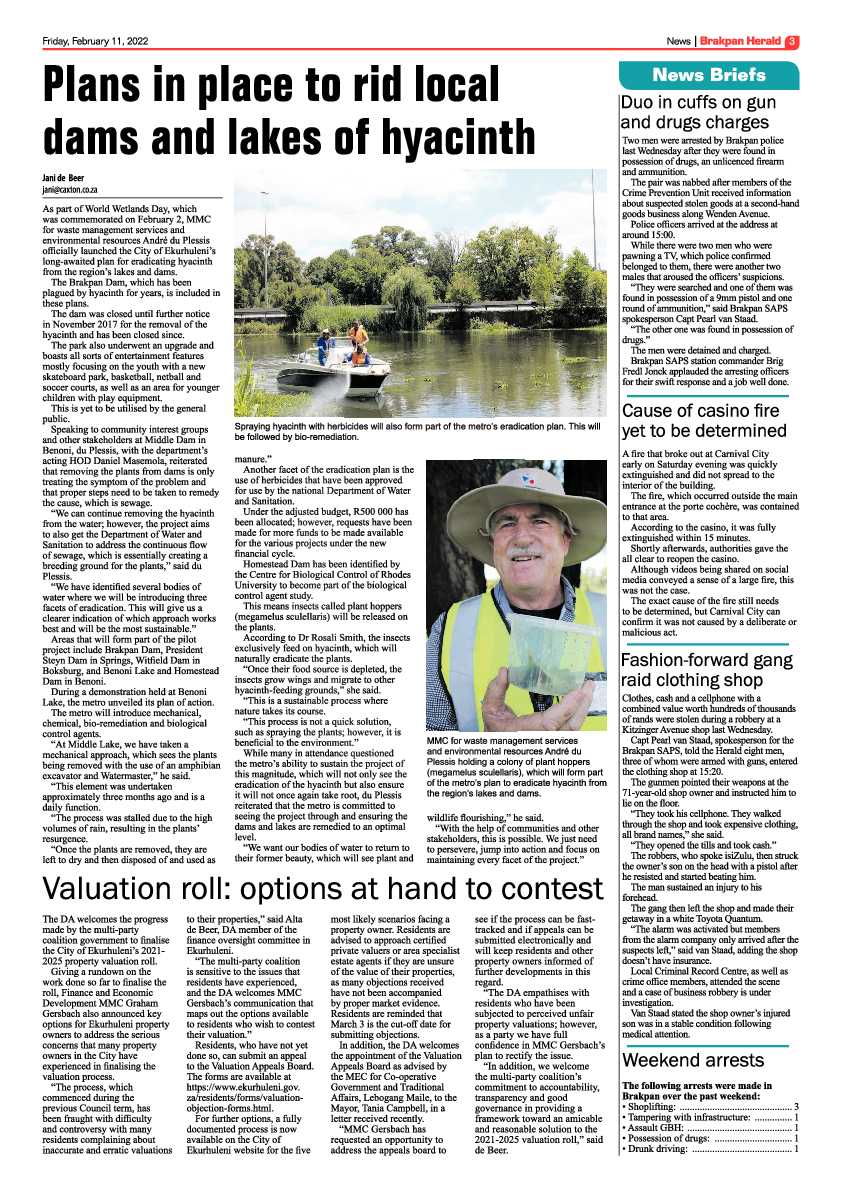 Brakpan Herald 11 February 2022 page 3
