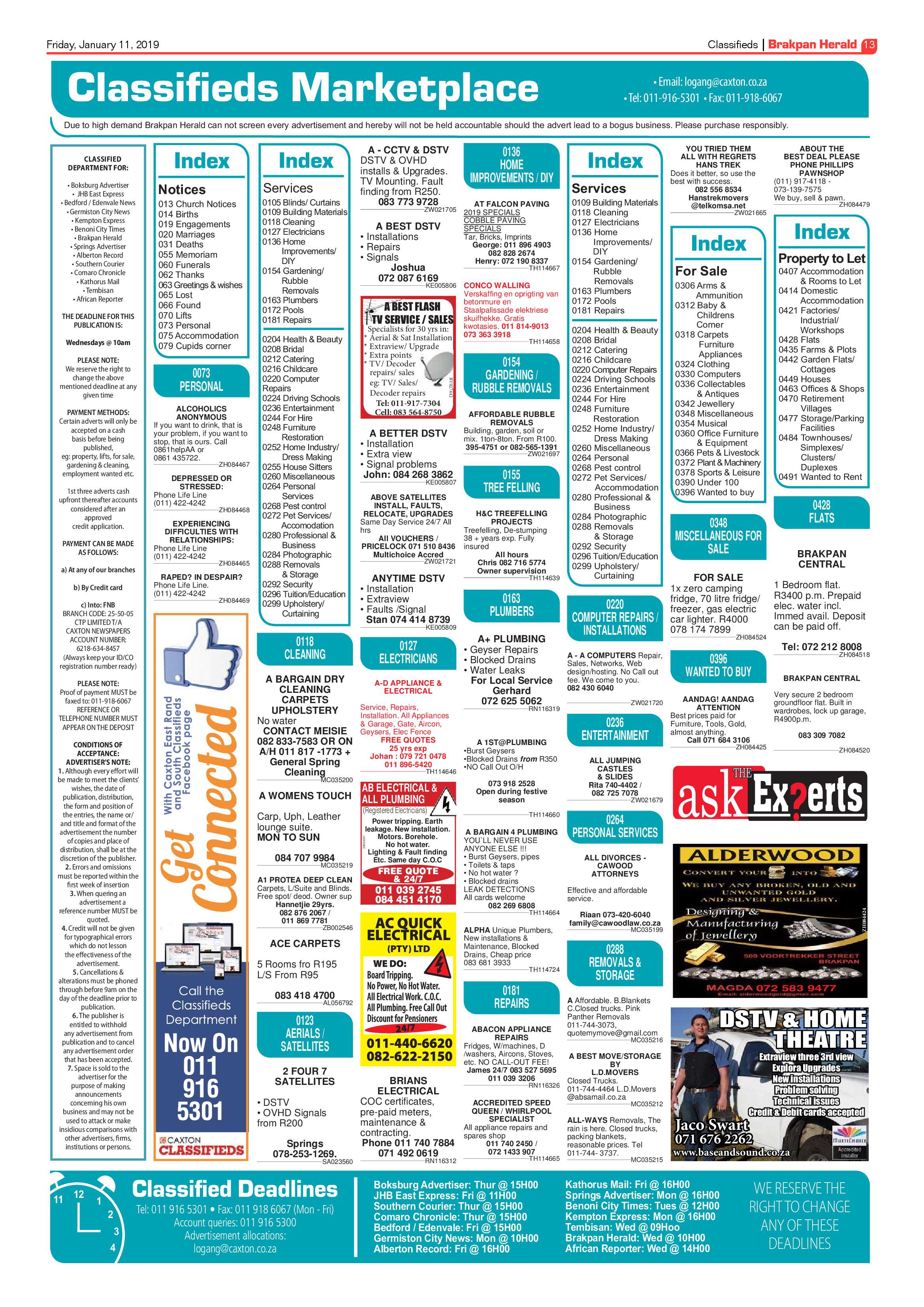 Brakpan Herald 11 January 2019 page 13