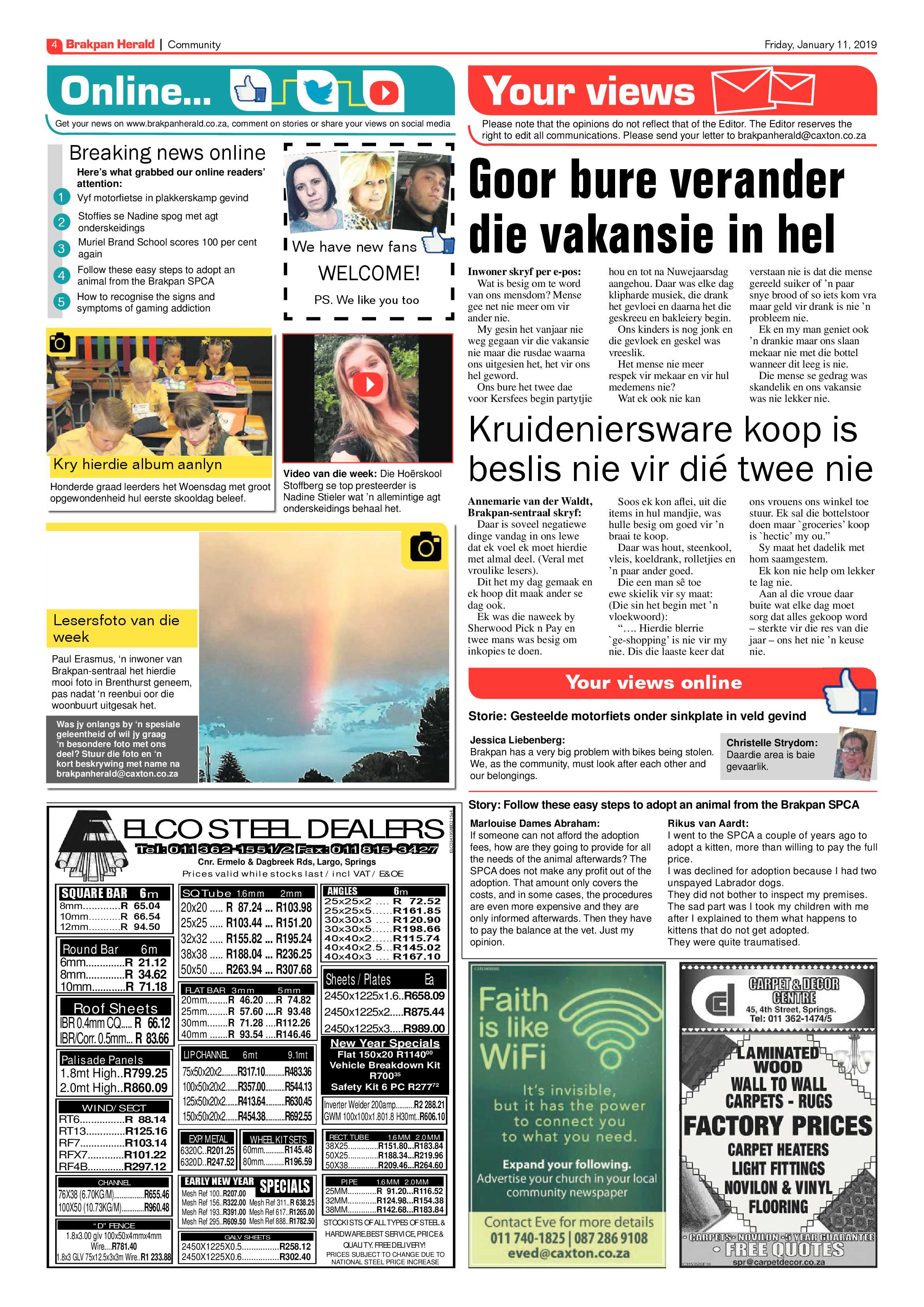 Brakpan Herald 11 January 2019 page 4