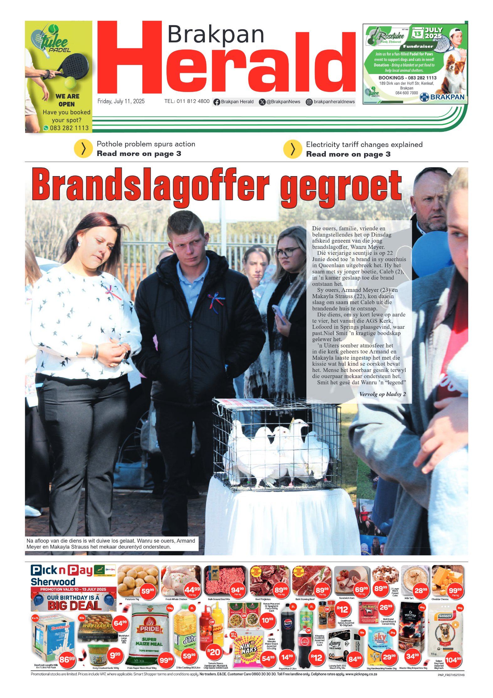 Brakpan Herald 11 July 2025 page 3