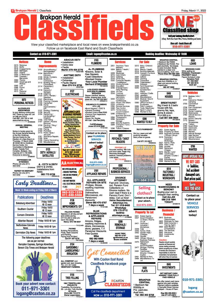Brakpan Herald 11 March 2022 page 6