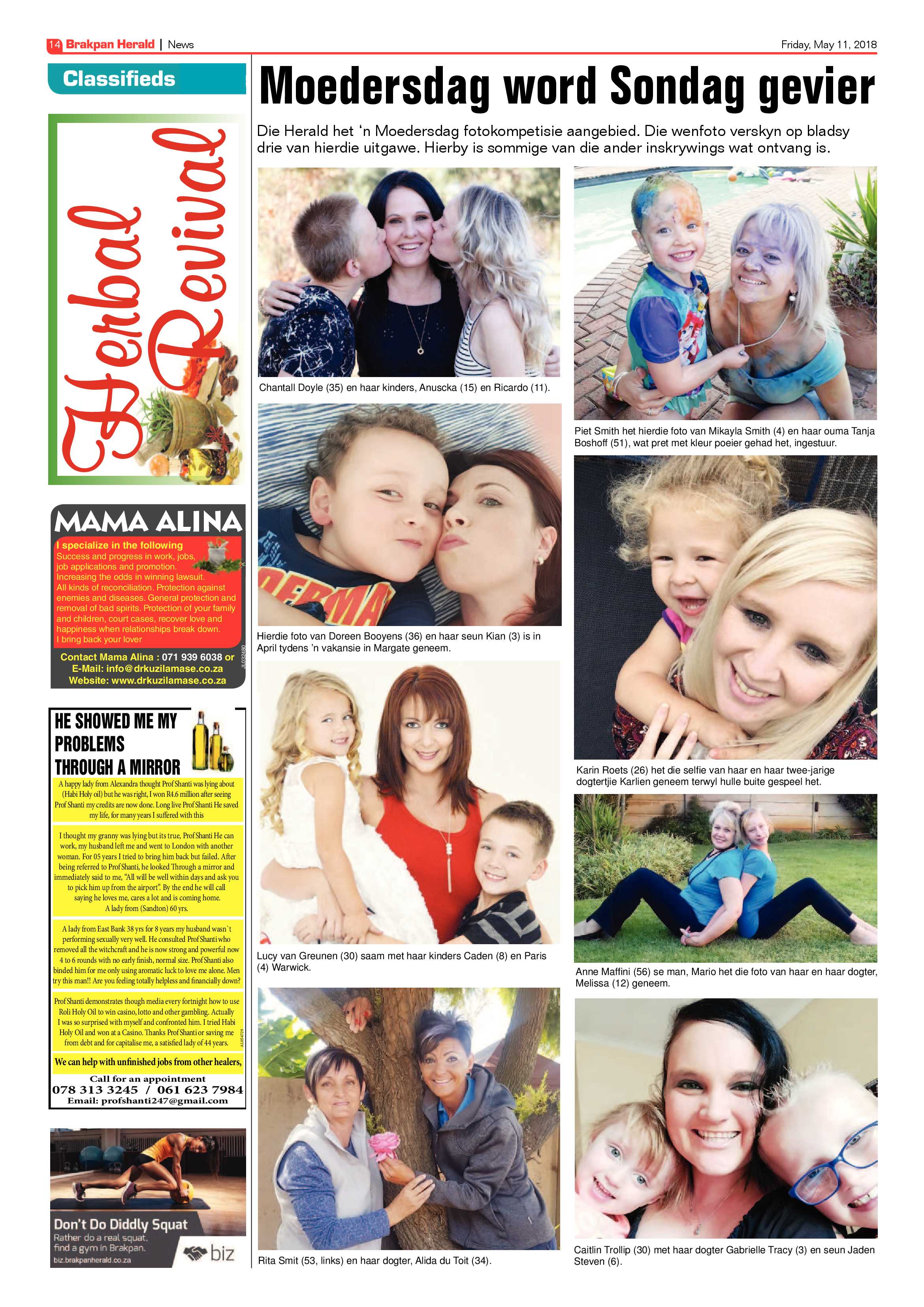 Brakpan Herald 11 May 2018 page 14