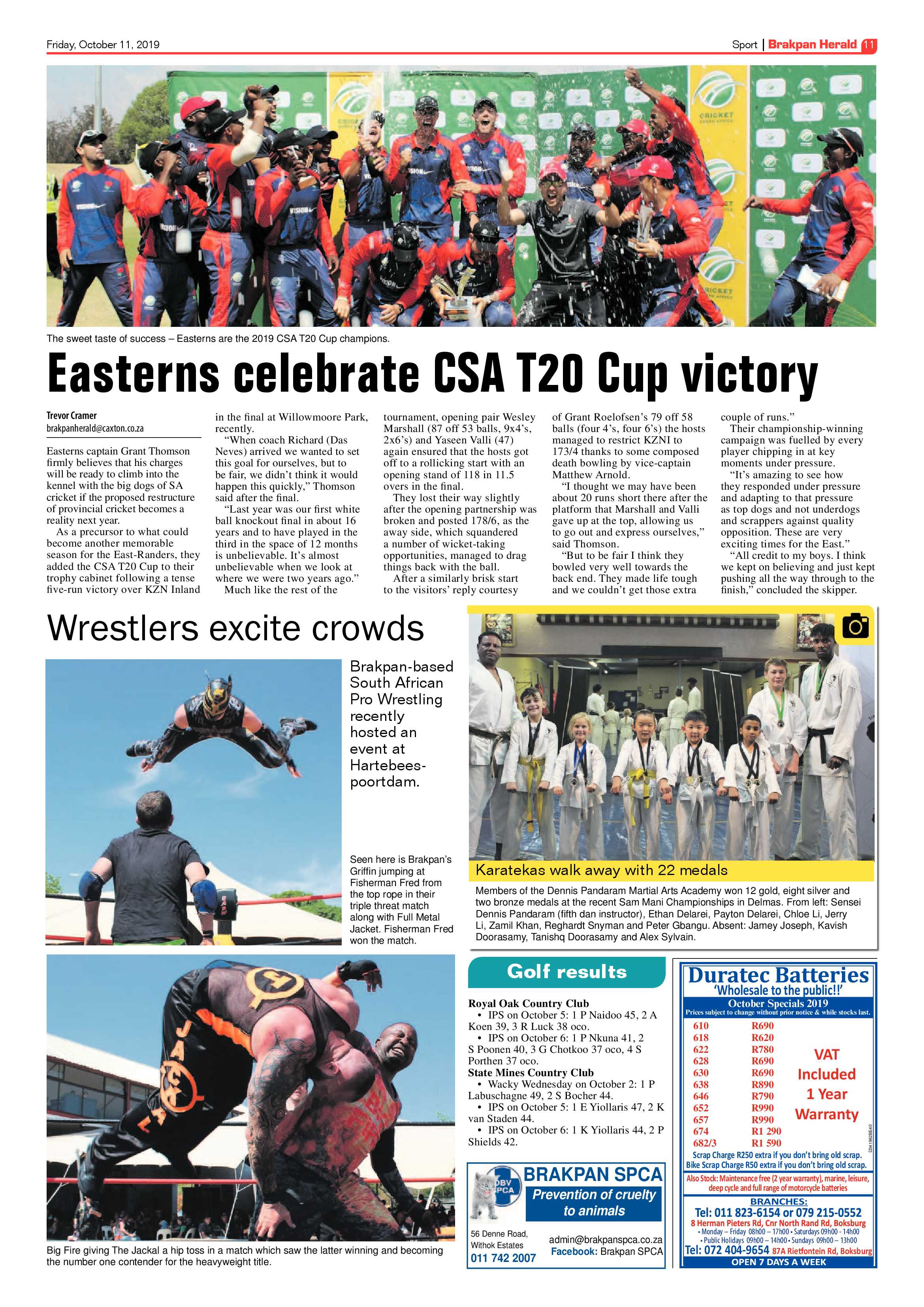 Brakpan Herald 11 October 2019 page 11