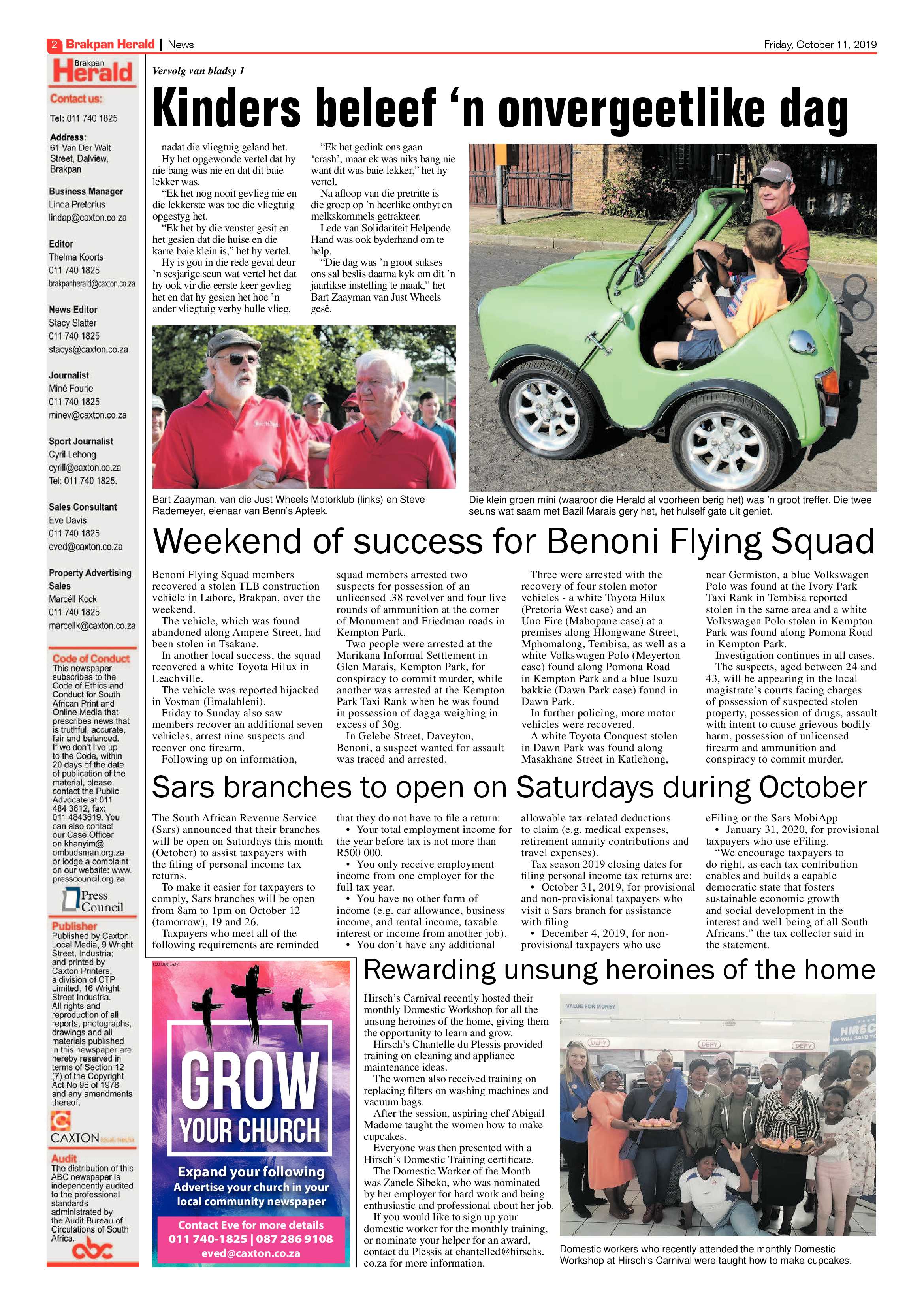 Brakpan Herald 11 October 2019 page 2
