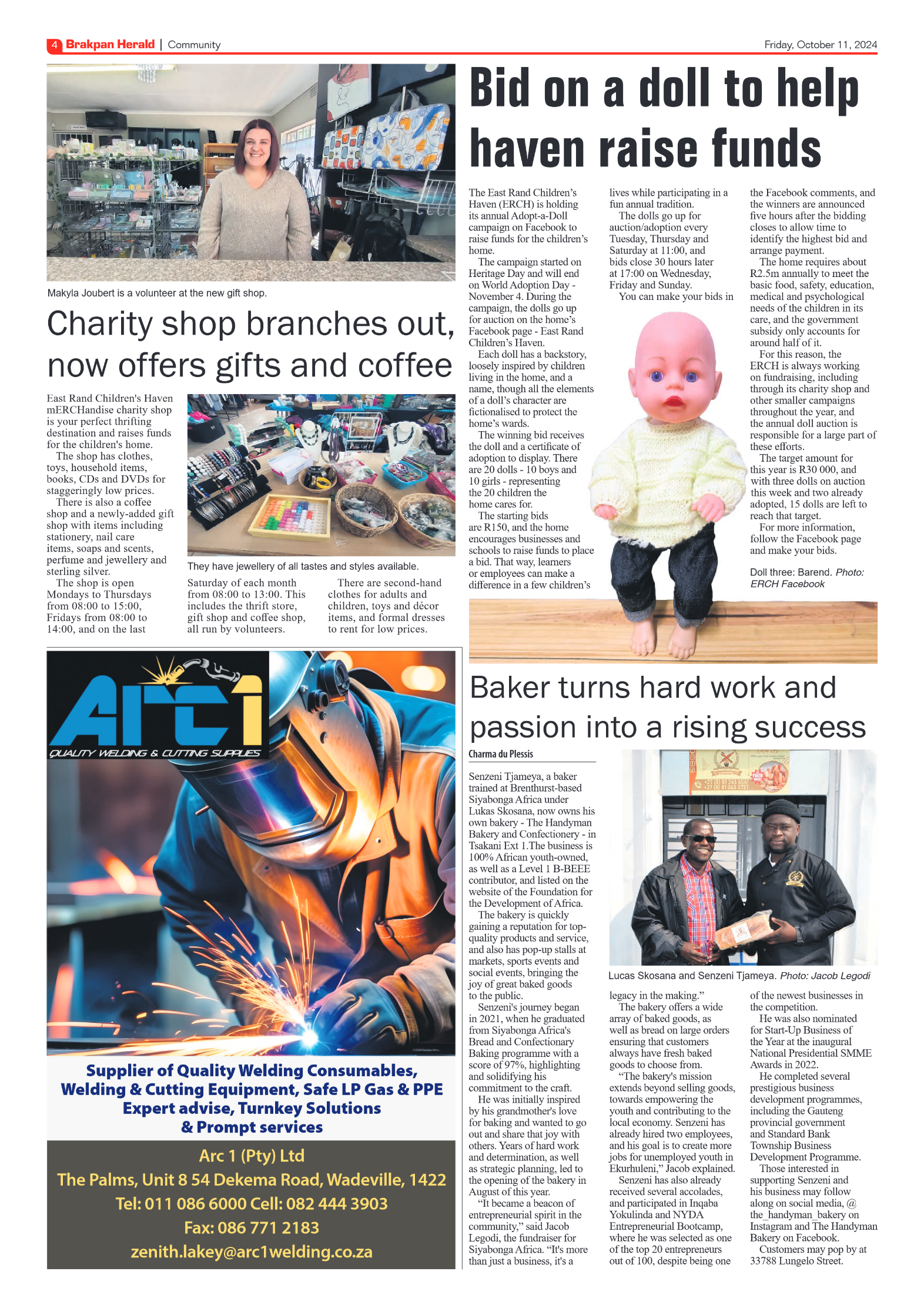 Brakpan Herald 11 October 2024 page 4