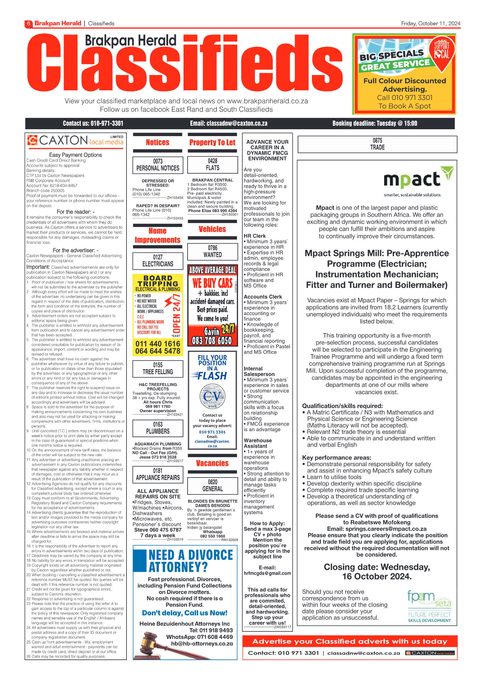 Brakpan Herald 11 October 2024 page 6