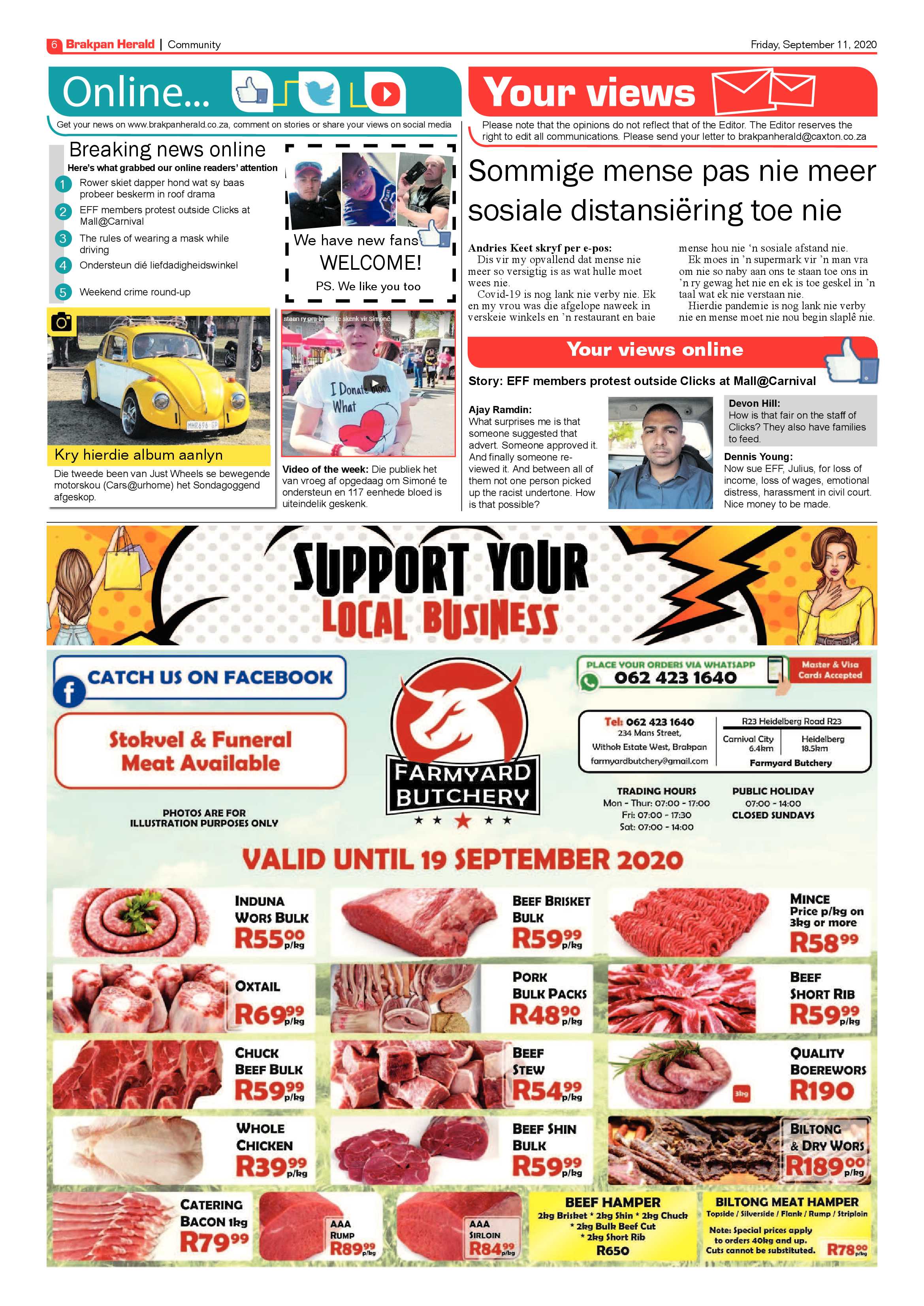 Brakpan Herald 11 September 2020 page 6