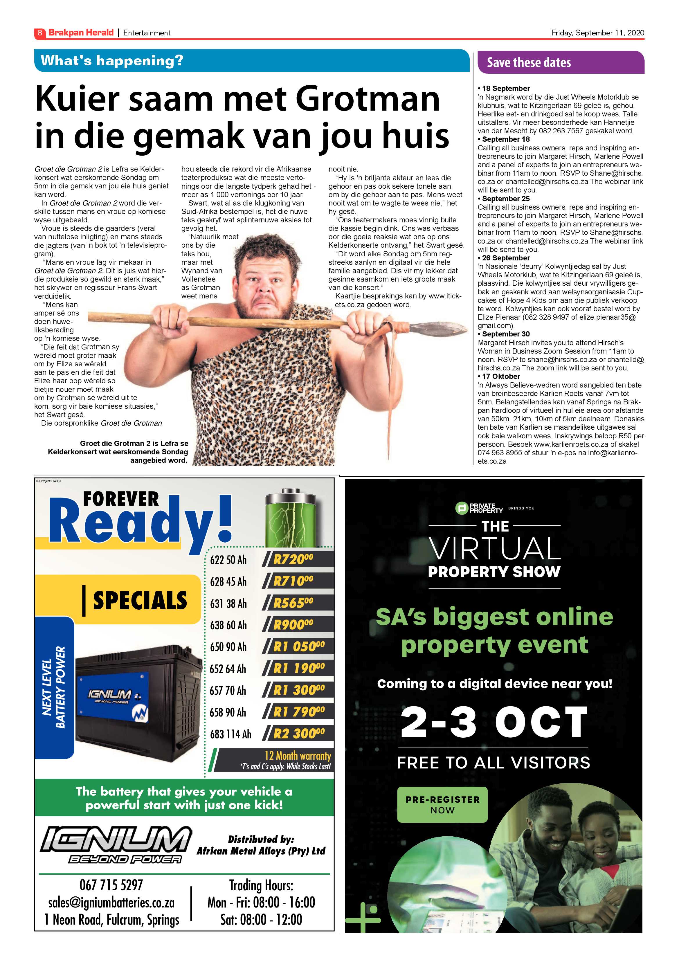 Brakpan Herald 11 September 2020 page 8
