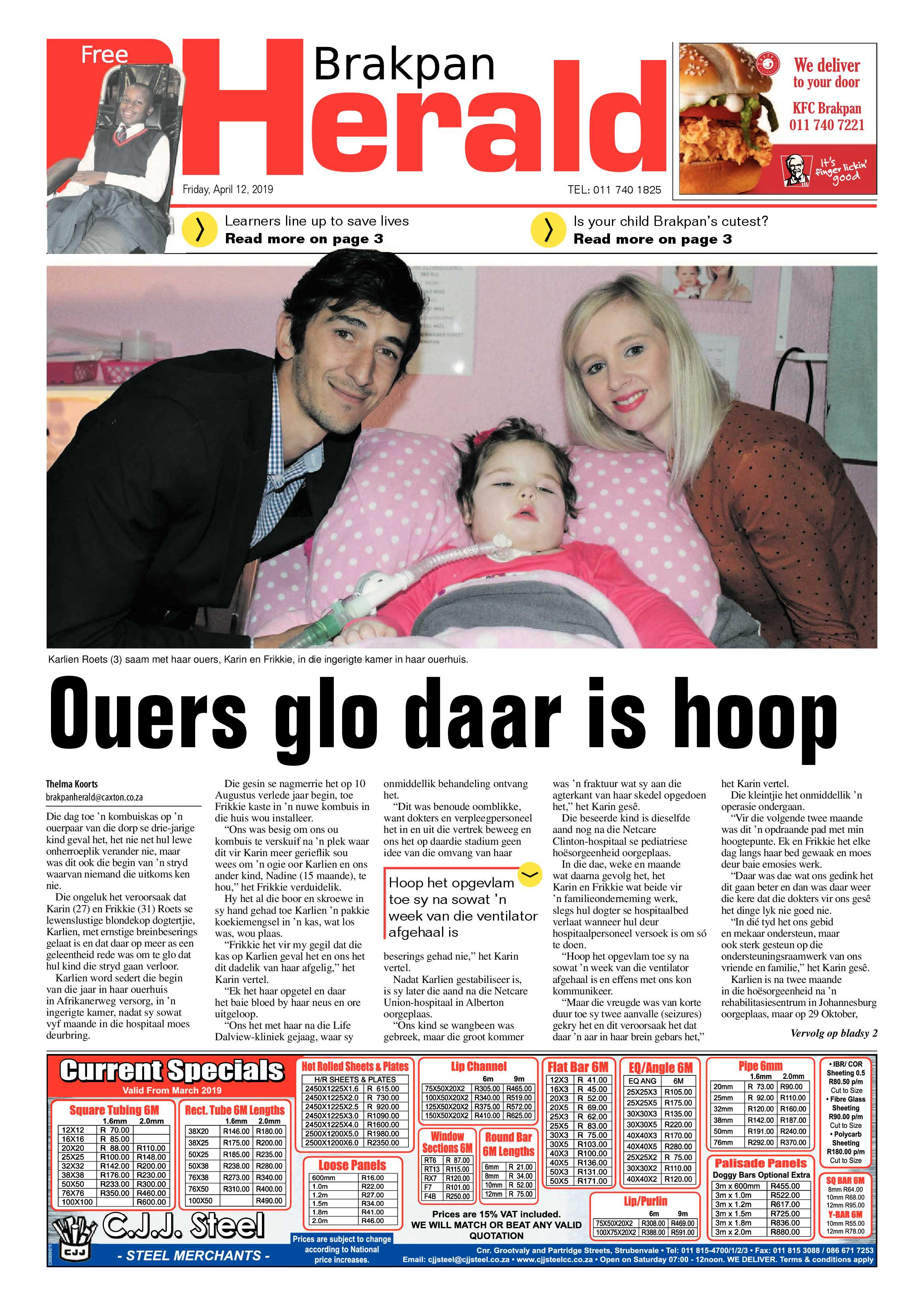 Brakpan Herald 12 April 2019 | Brakpan Herald
