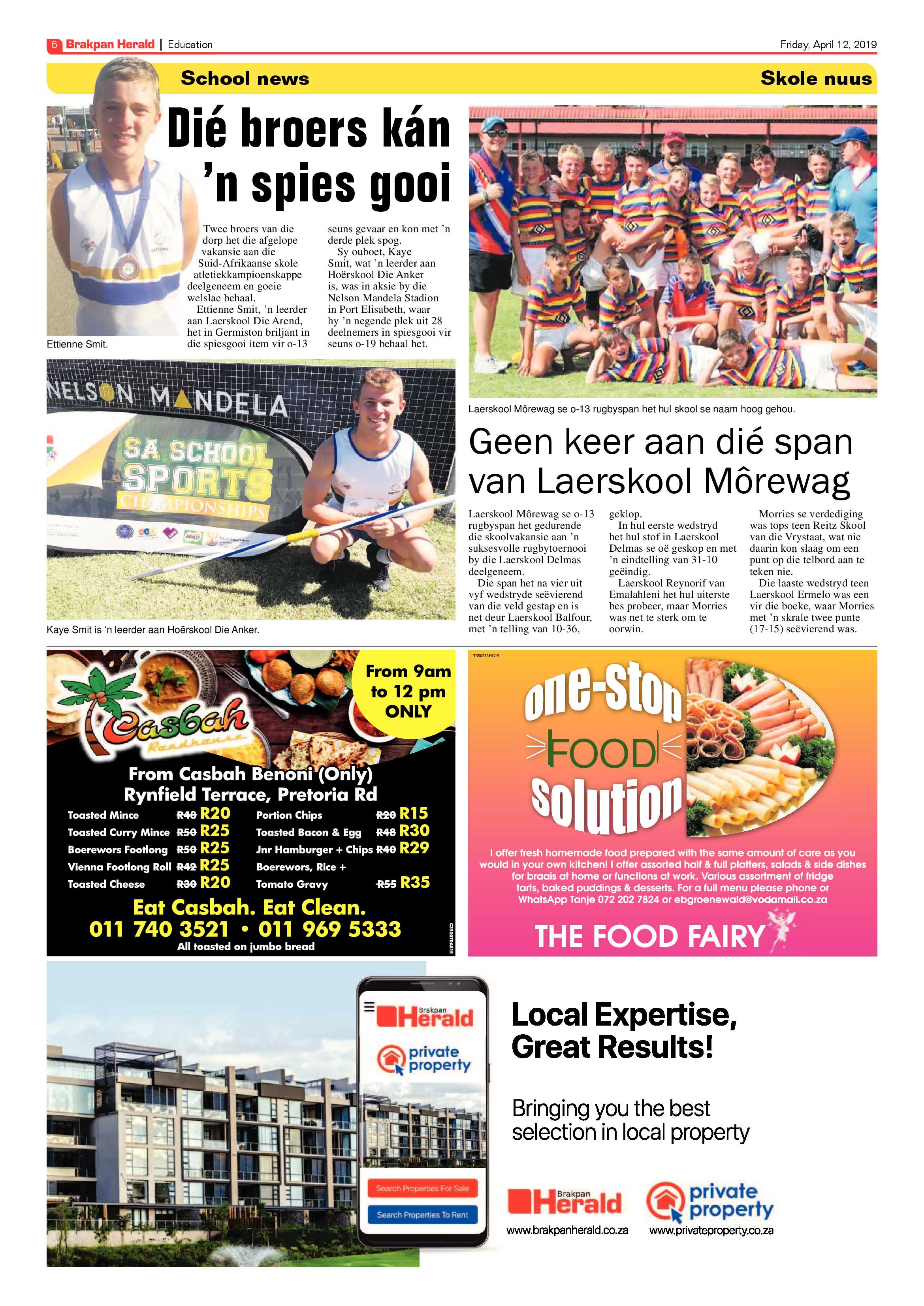Brakpan Herald 12 April 2019 page 6