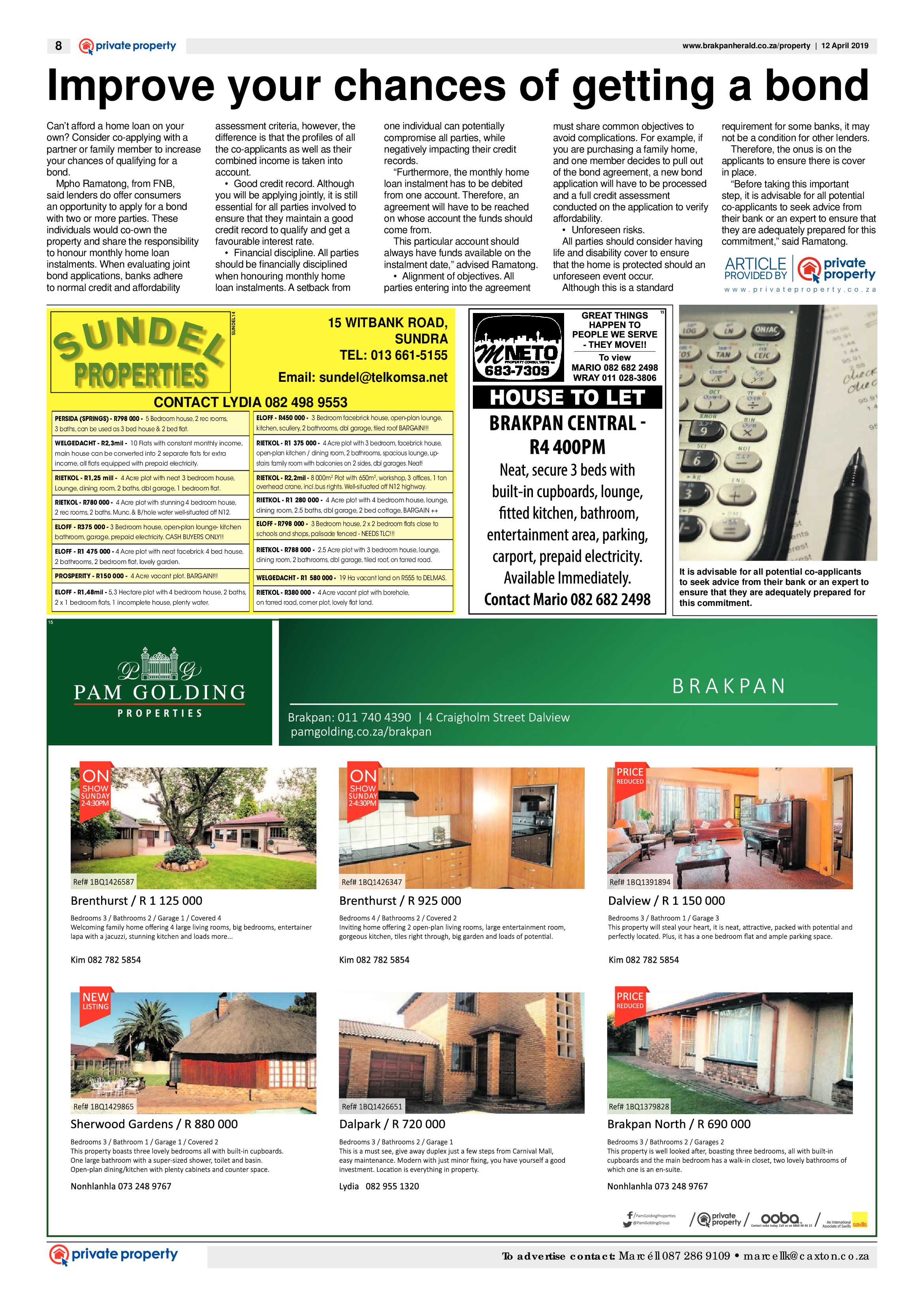 Brakpan Herald 12 April 2019 page 8