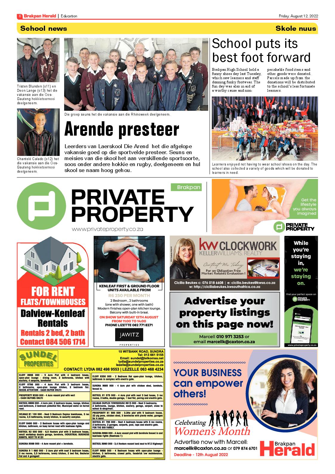 Brakpan Herald 12 Aug 2022 page 6