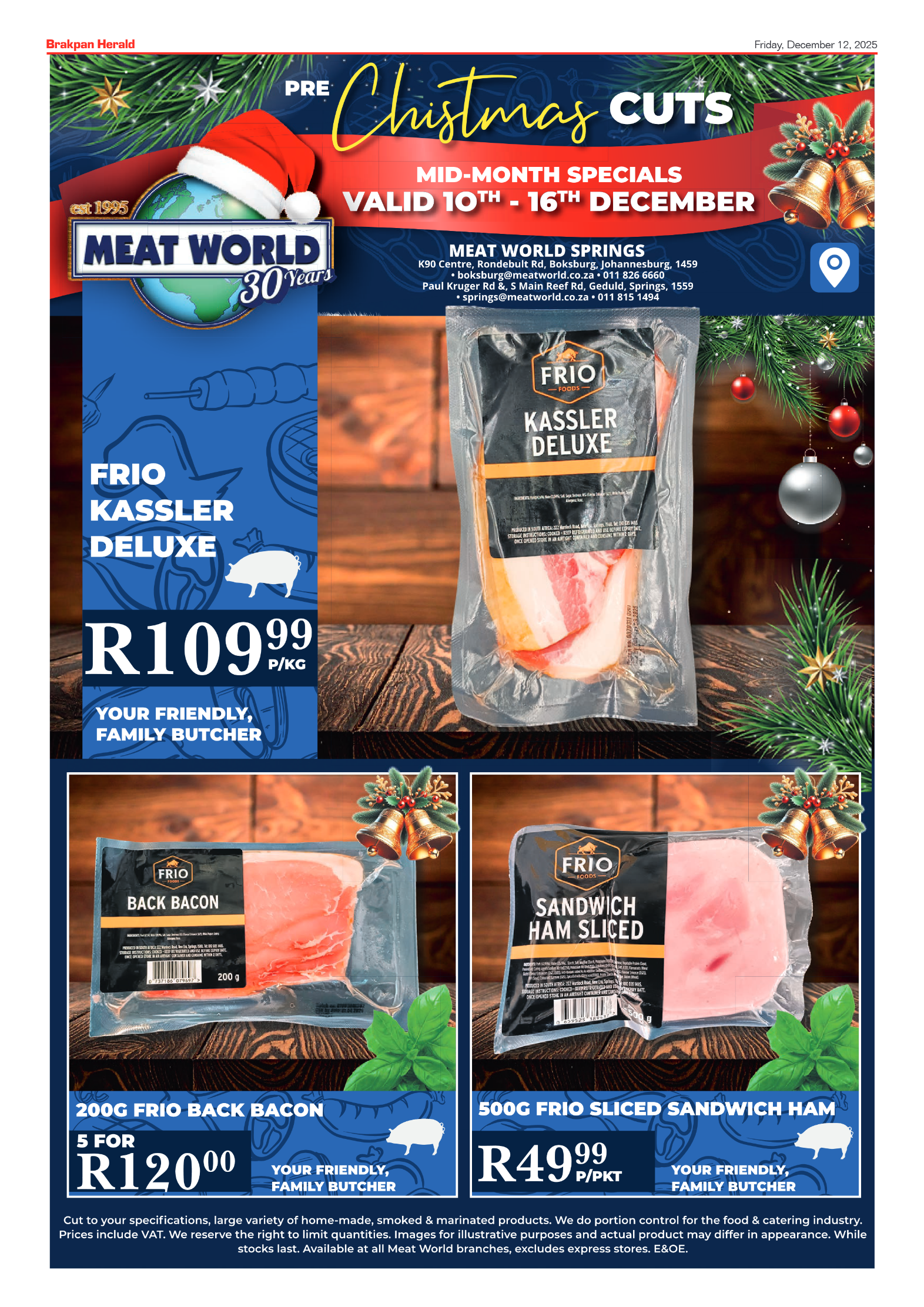 Brakpan Herald 12 December 2025 page 12