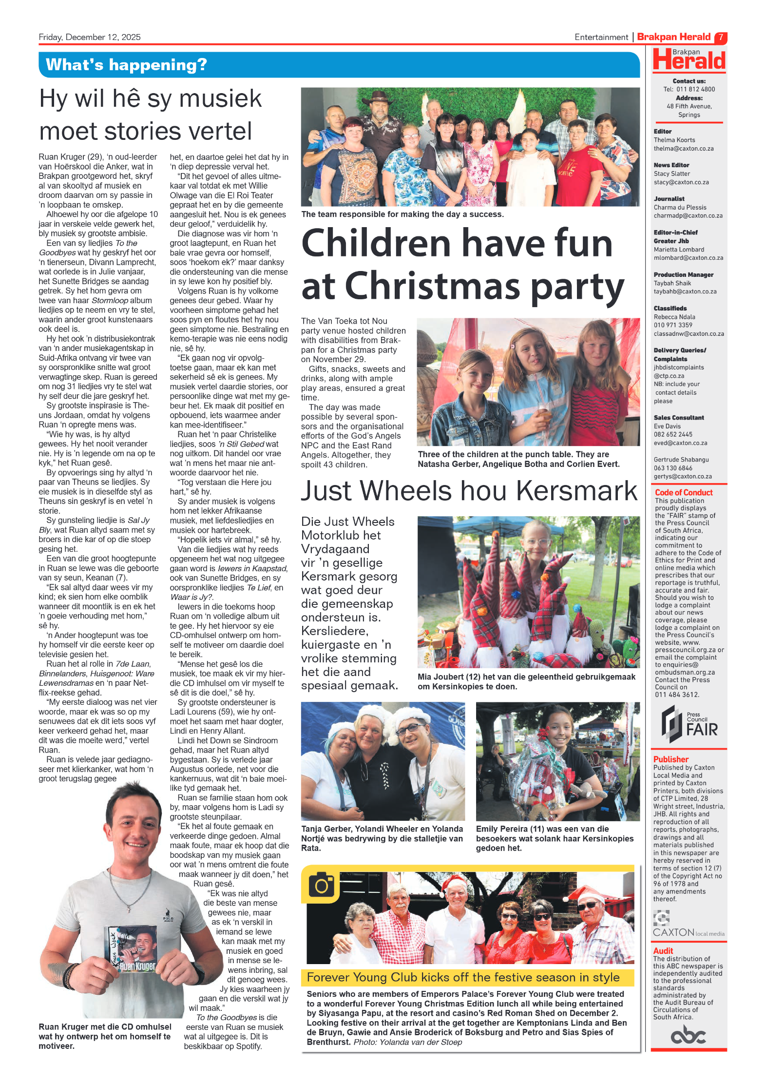 Brakpan Herald 12 December 2025 page 9