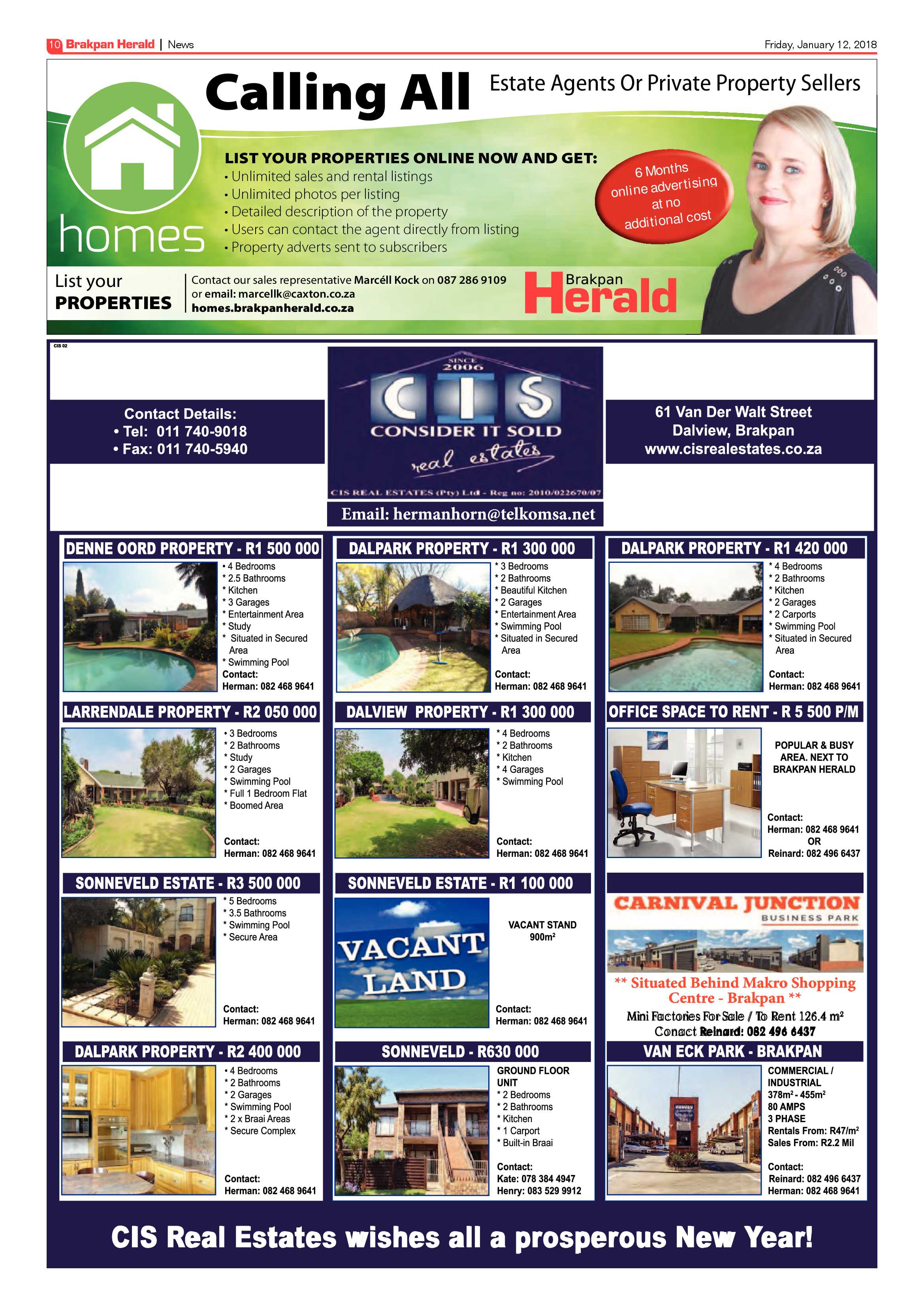 Brakpan Herald 12 January 2018 page 10
