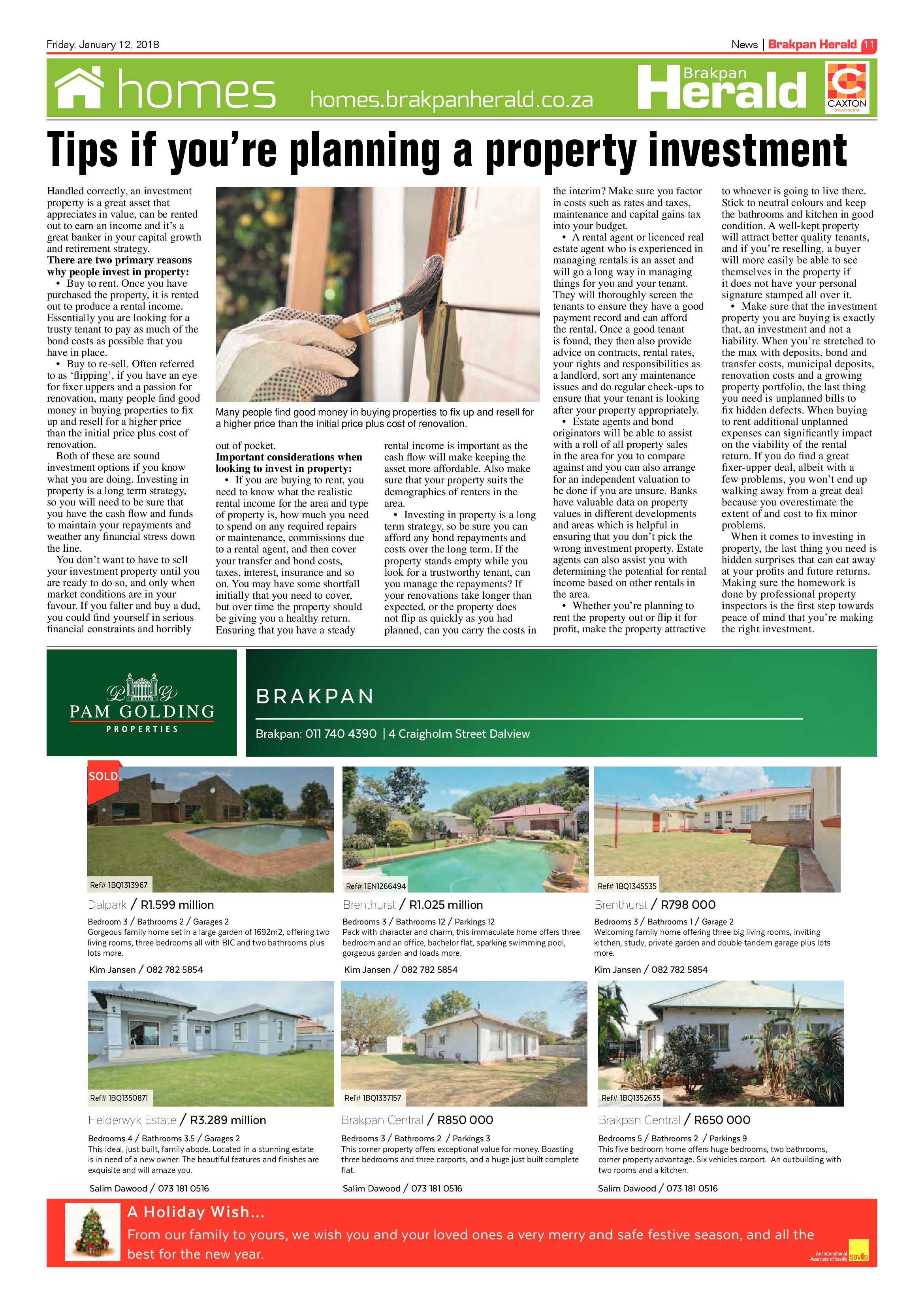 Brakpan Herald 12 January 2018 page 11