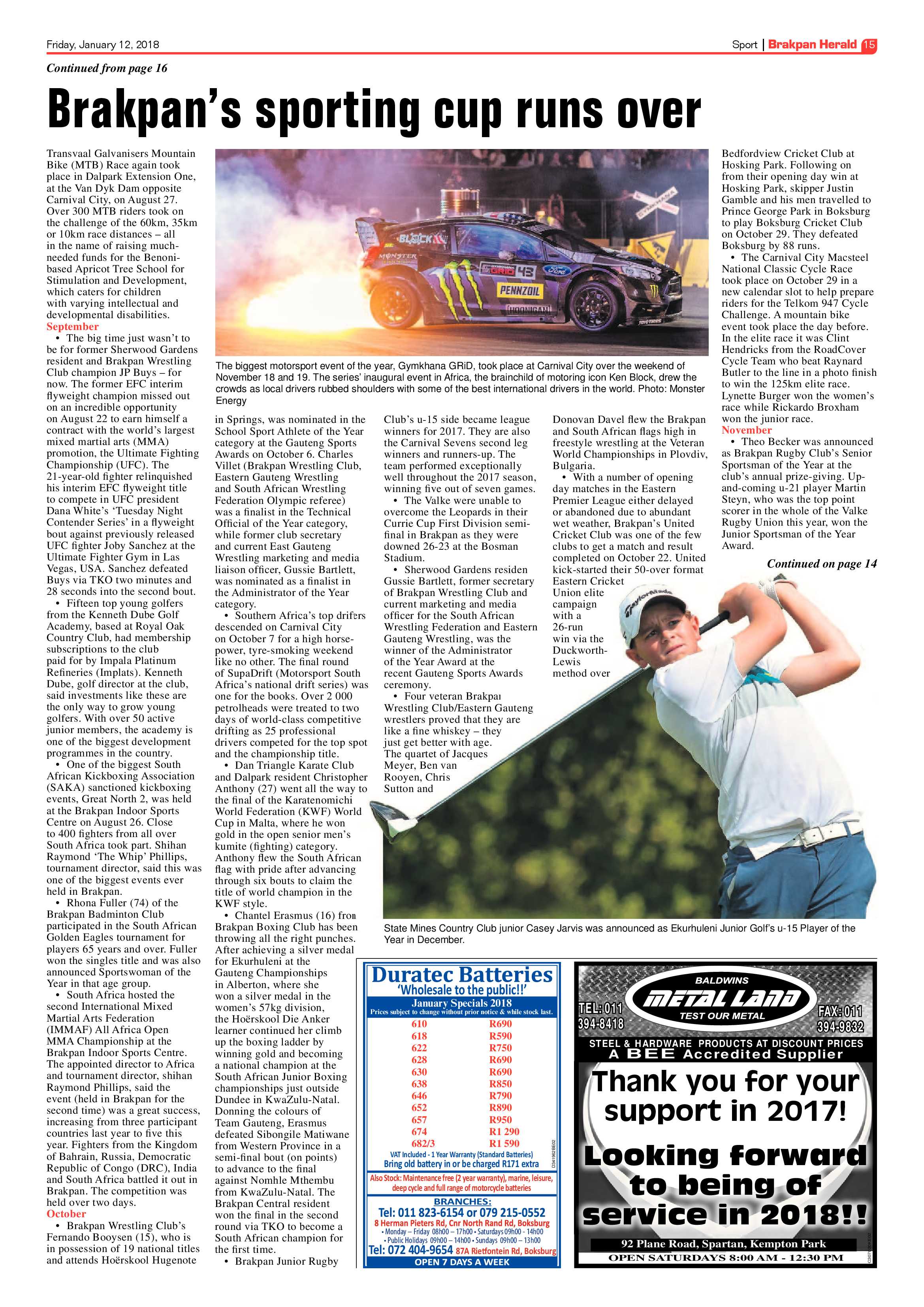 Brakpan Herald 12 January 2018 page 15