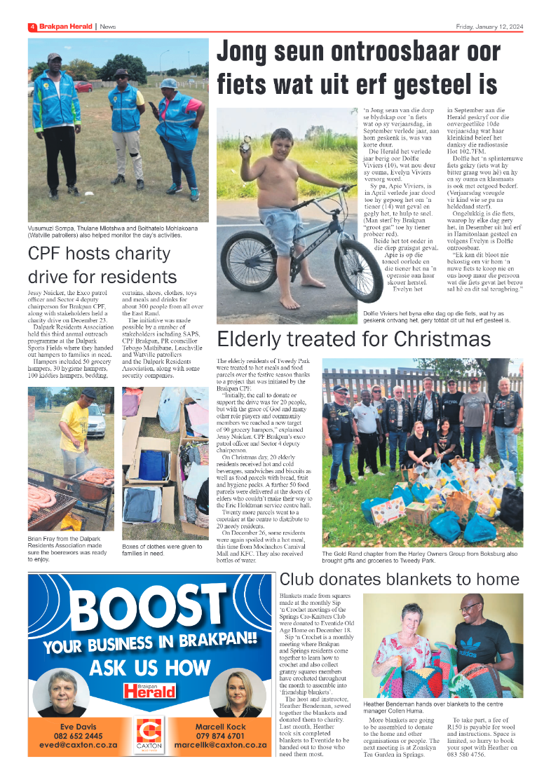 Brakpan Herald 12 January 2024 page 4