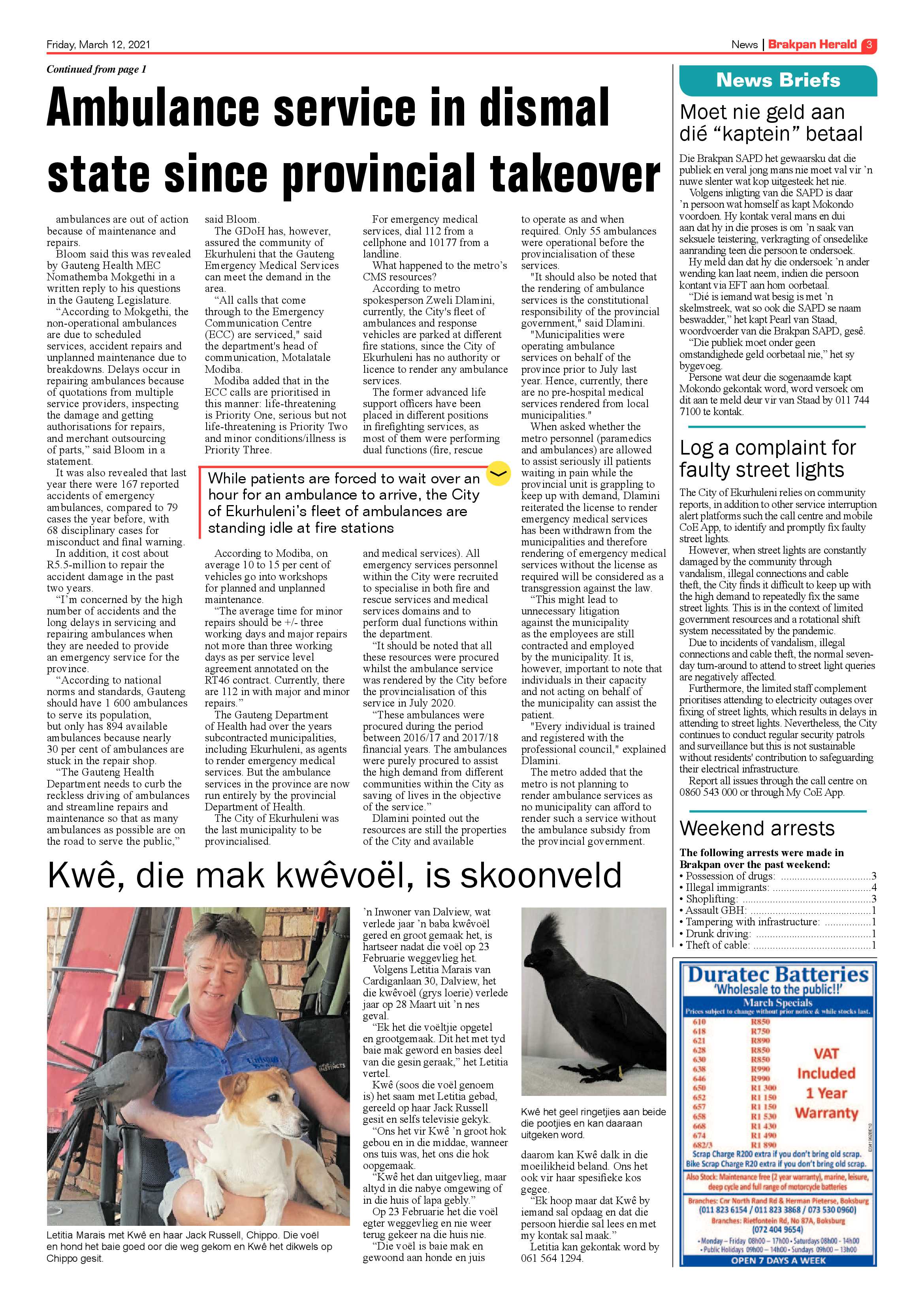 Brakpan Herald 12 March 2021 page 3