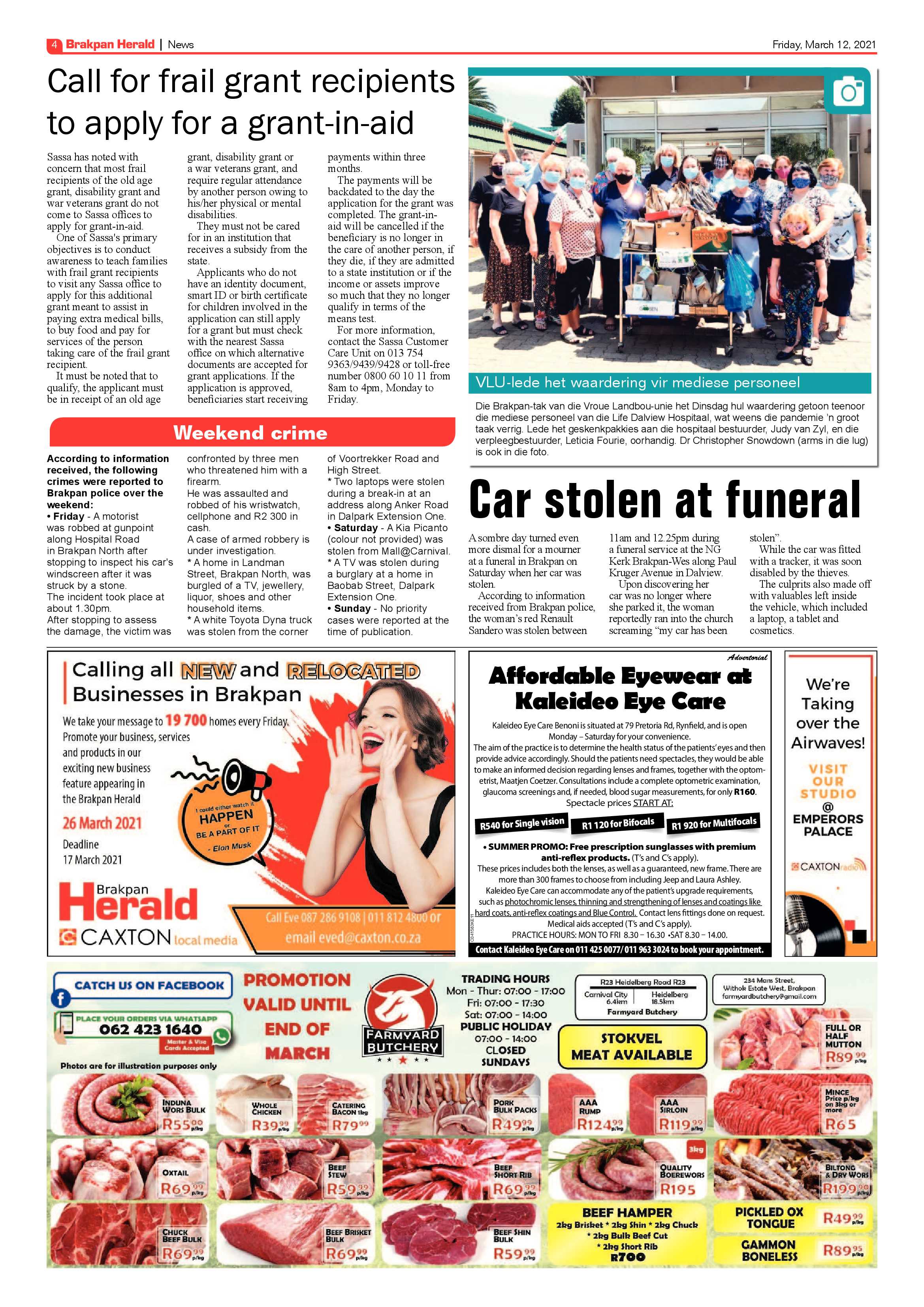 Brakpan Herald 12 March 2021 page 4