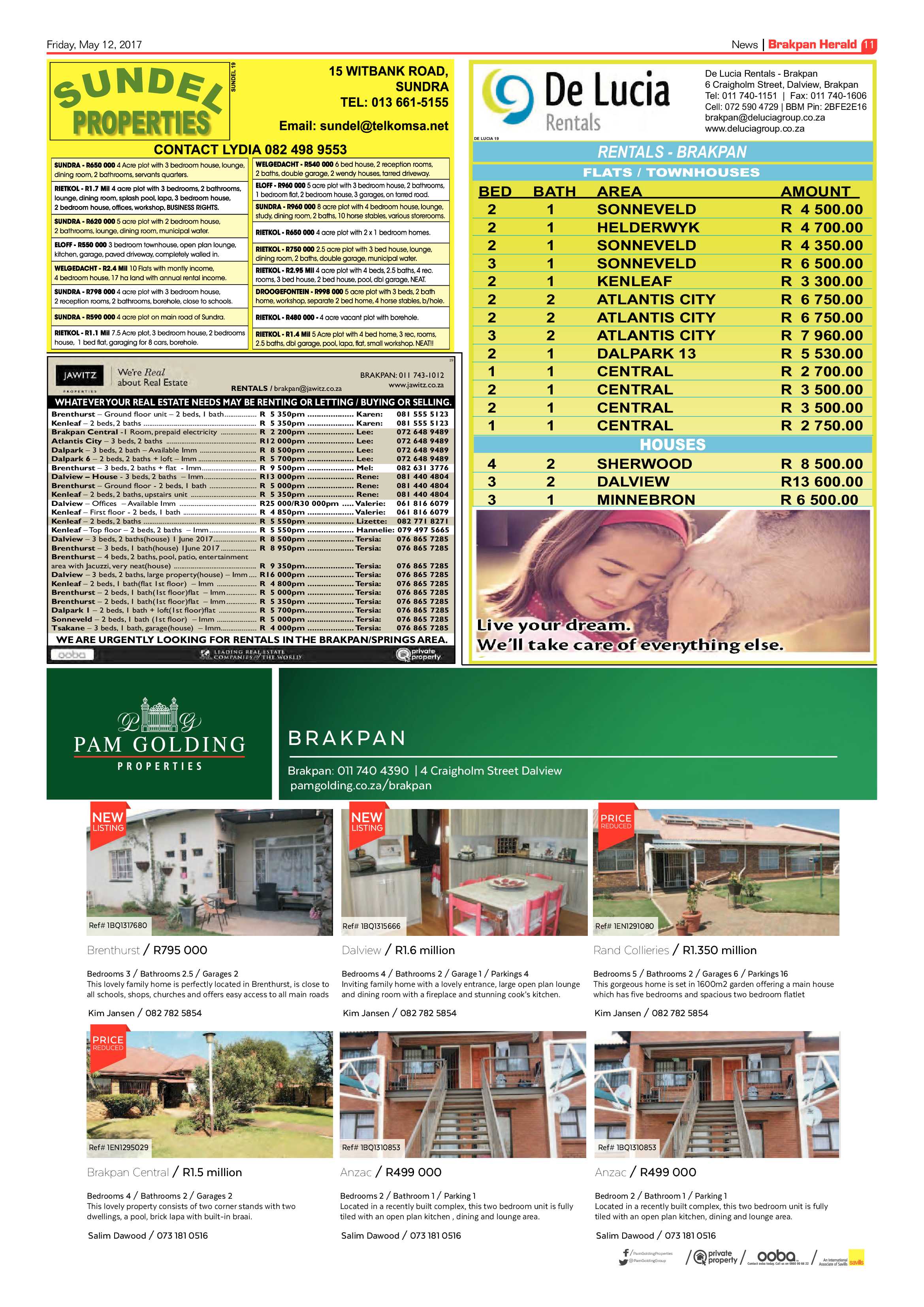 Brakpan Herald 12 May 2017 page 11