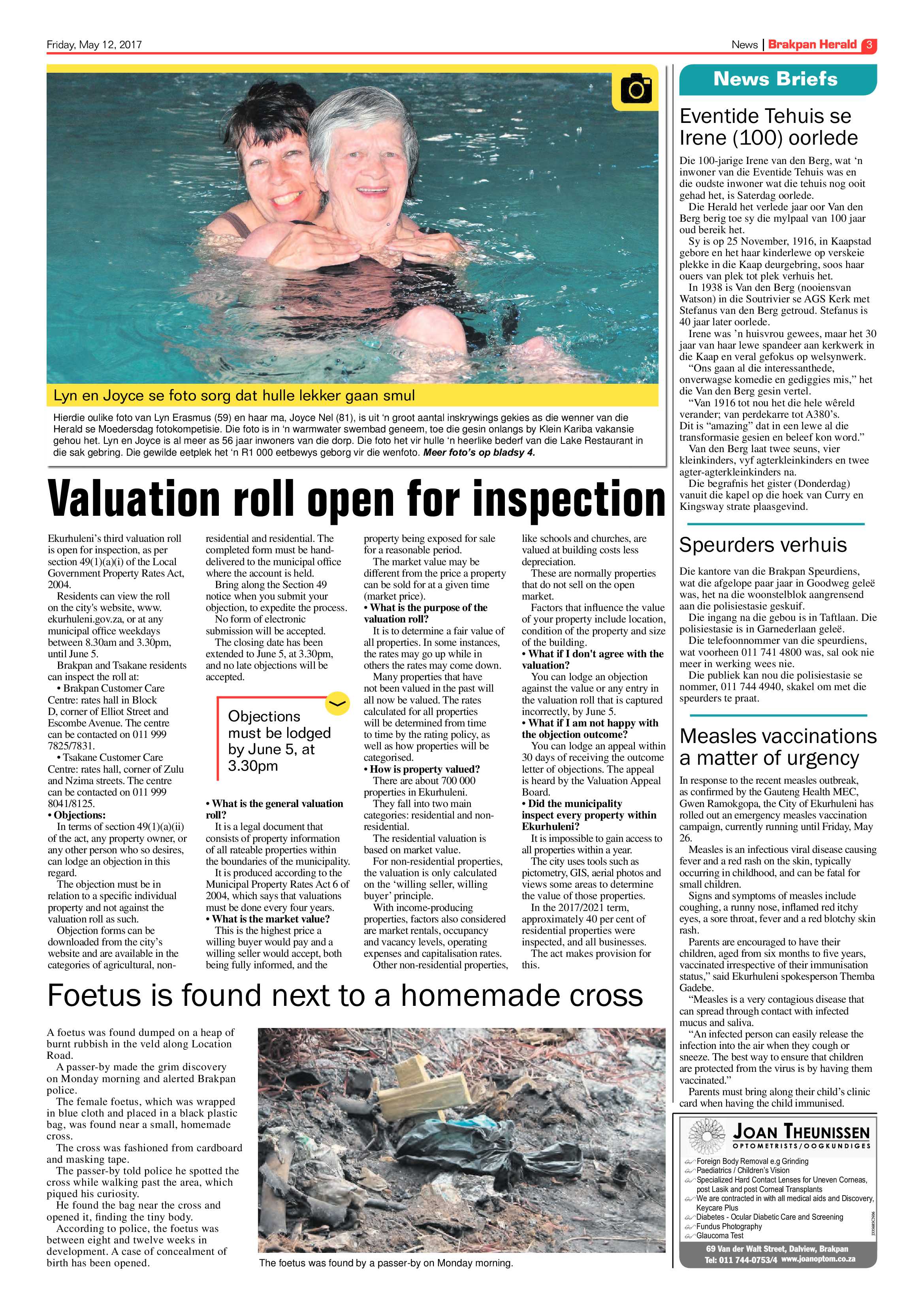 Brakpan Herald 12 May 2017 page 3